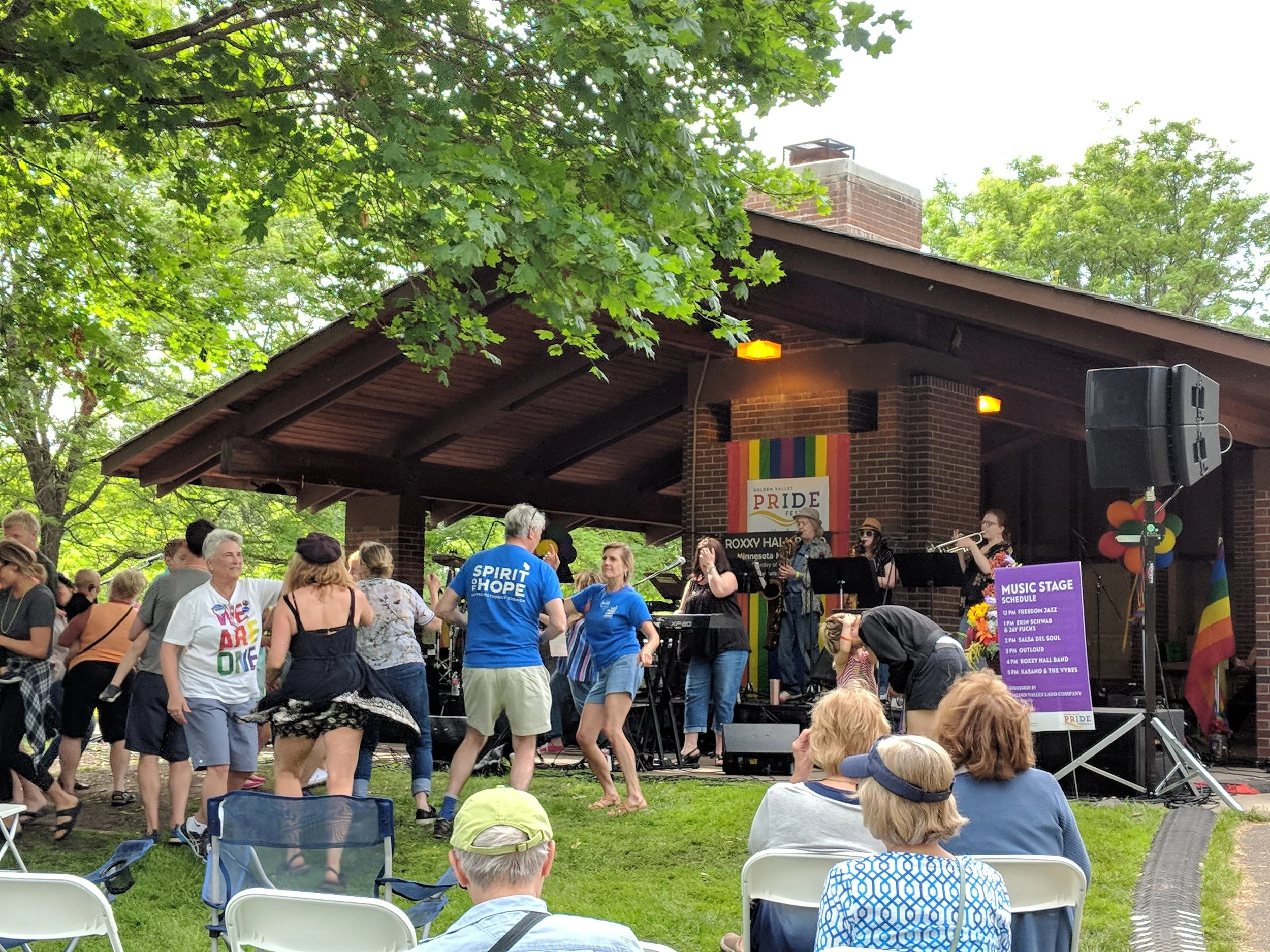 Picture of AV for You backline rental at the Golden Valley Pride Festival