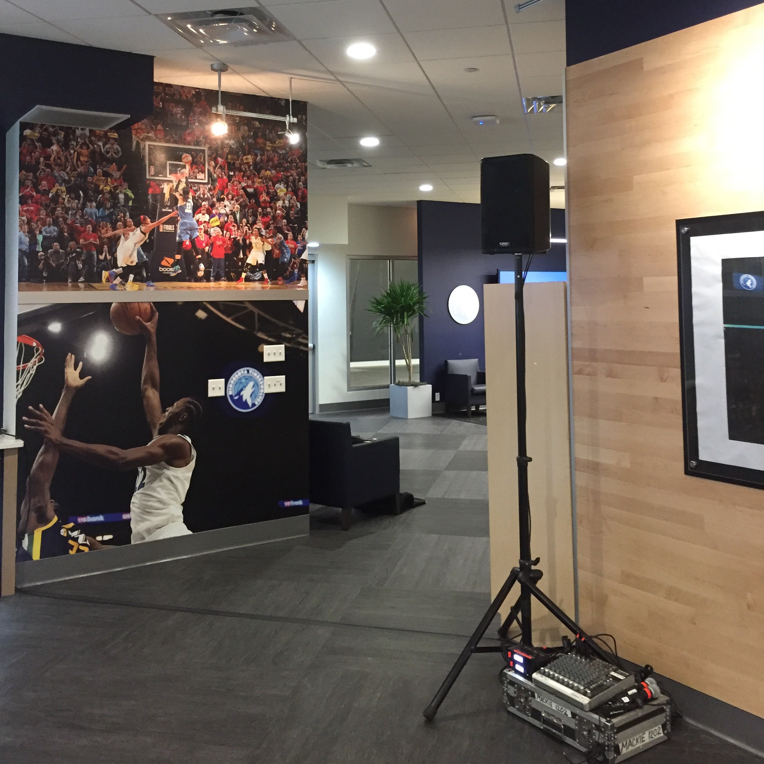 Sound System Rental at the Minnesota Timberwolves Experience Center