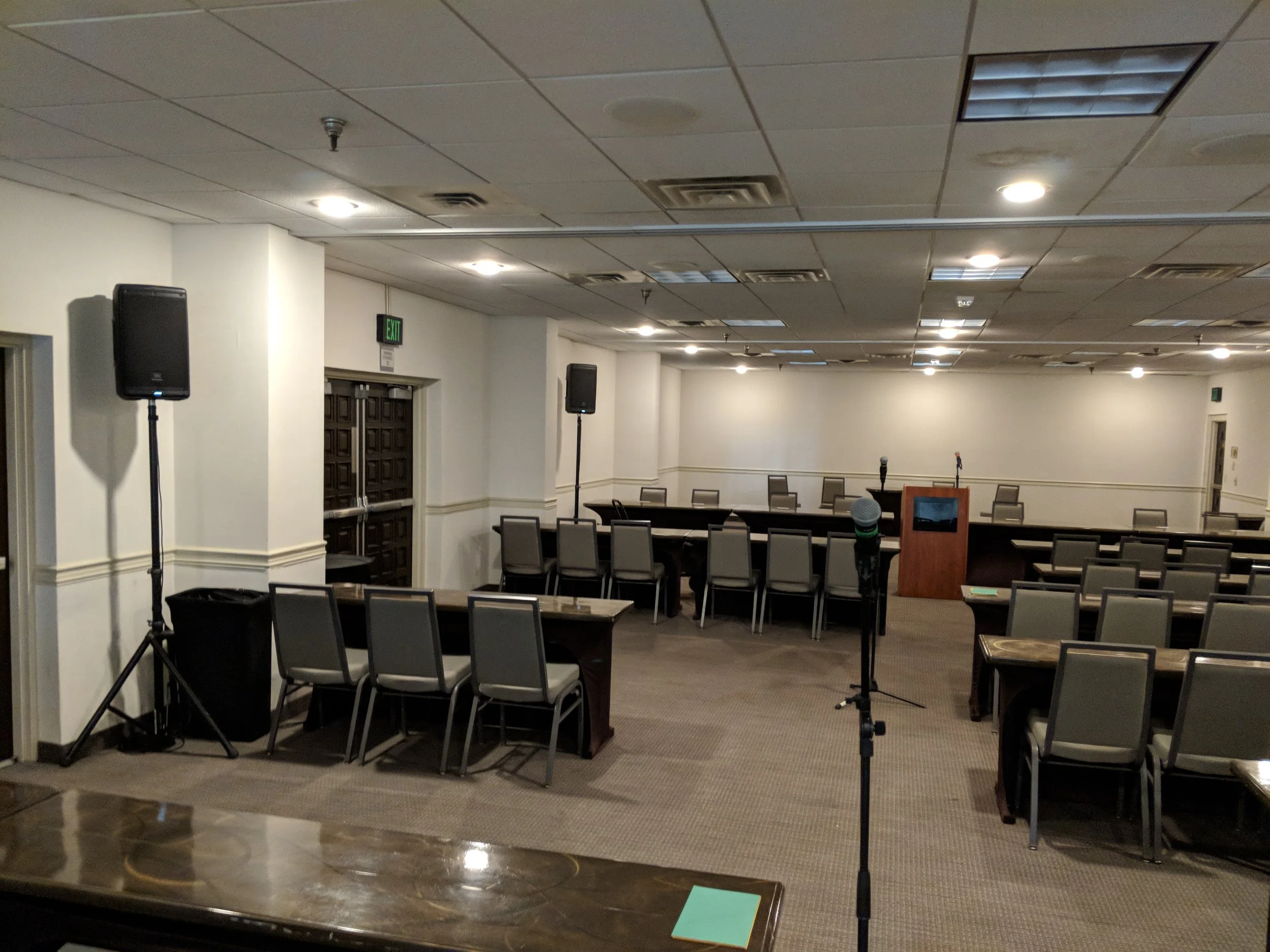 Audio Equipment Rental at the Embassy Suites
