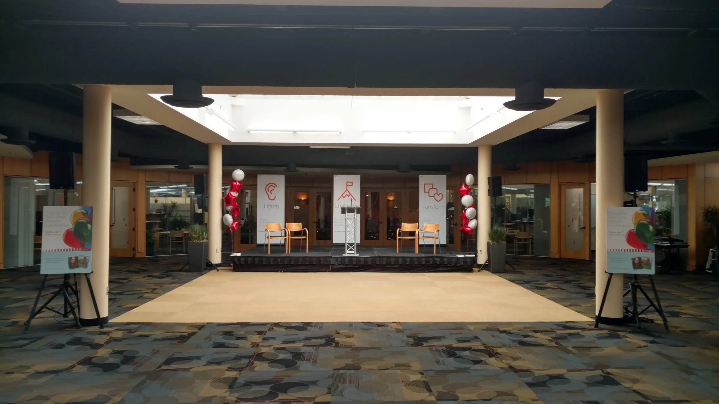 Picture of AV for You audio and stage rental at ReSound in Bloomington