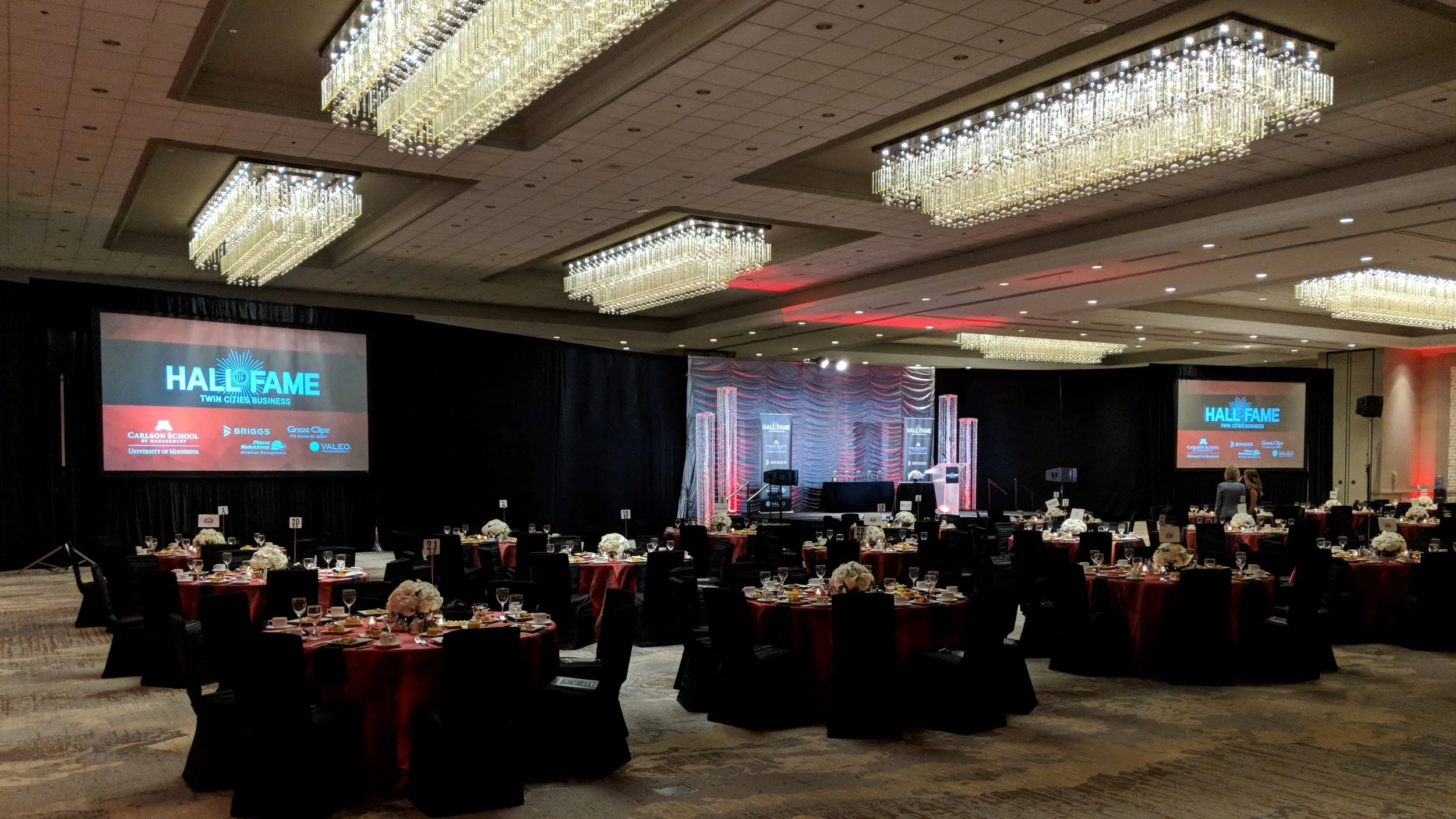 Picture of AV for You rental equipment at the Hilton Downtown Minneapolis