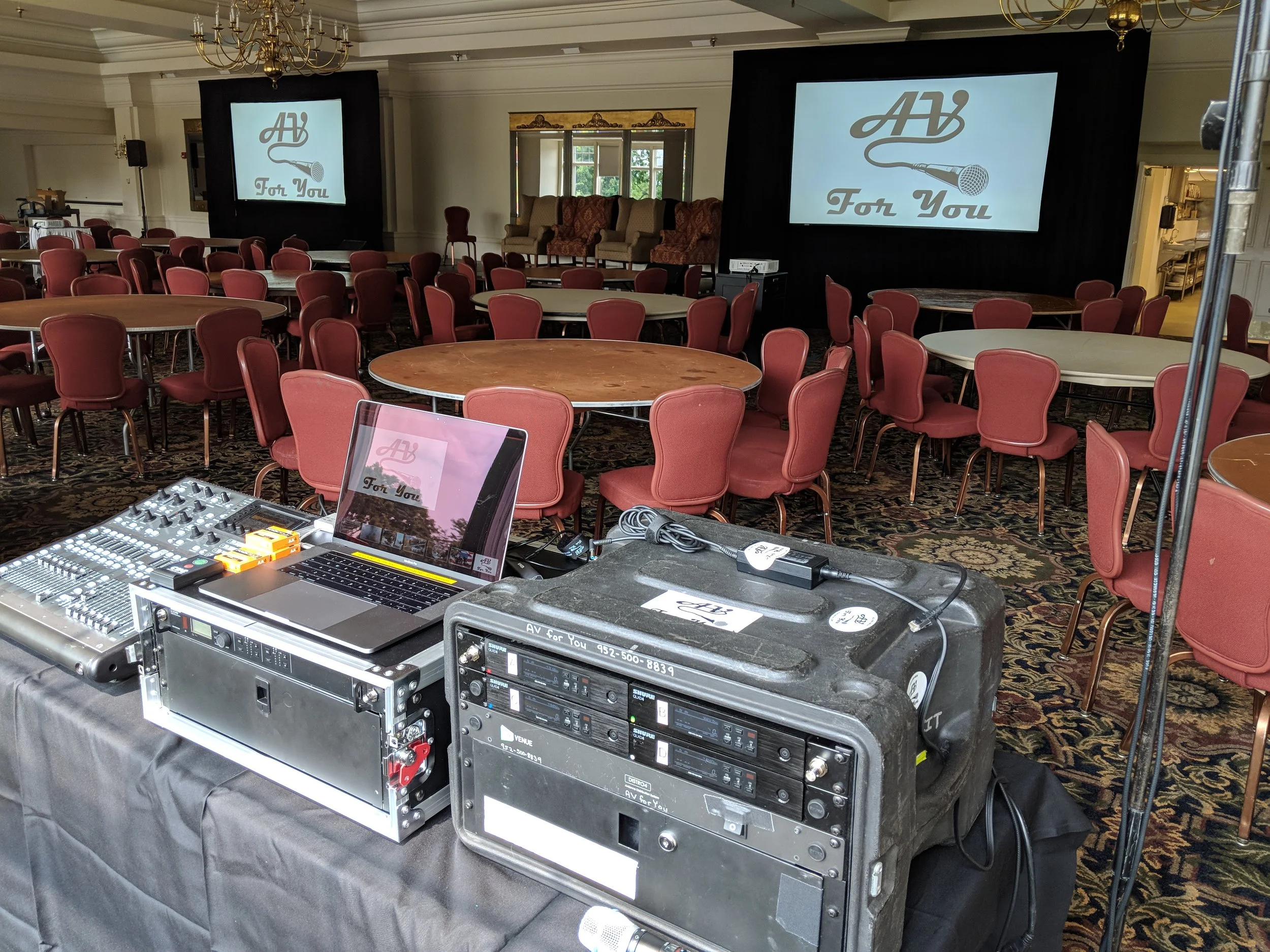 Audio and Video Rental at the Wayzata Country Club 