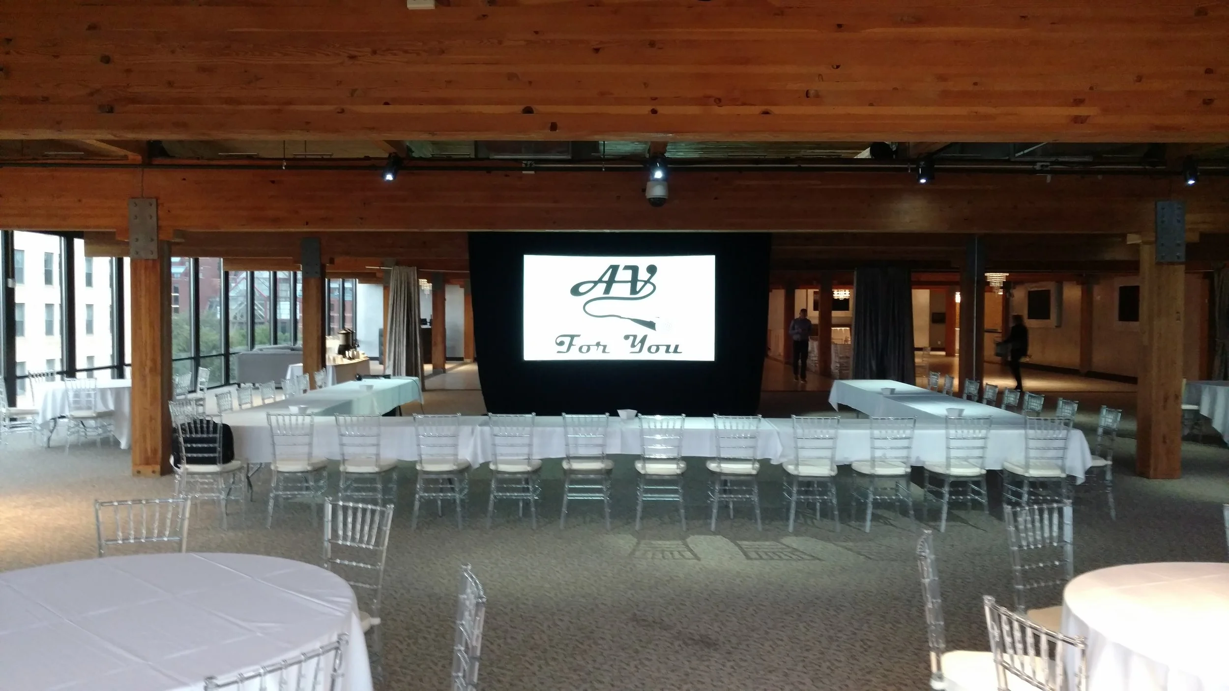 Projector and Screen Rental at A’Bulae in St. Paul