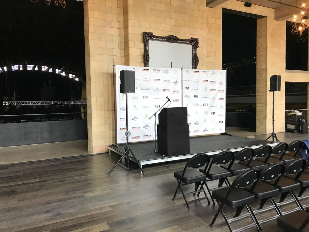 Audio Equipment Rental for a Press Conference at the Armory in Minneapolis