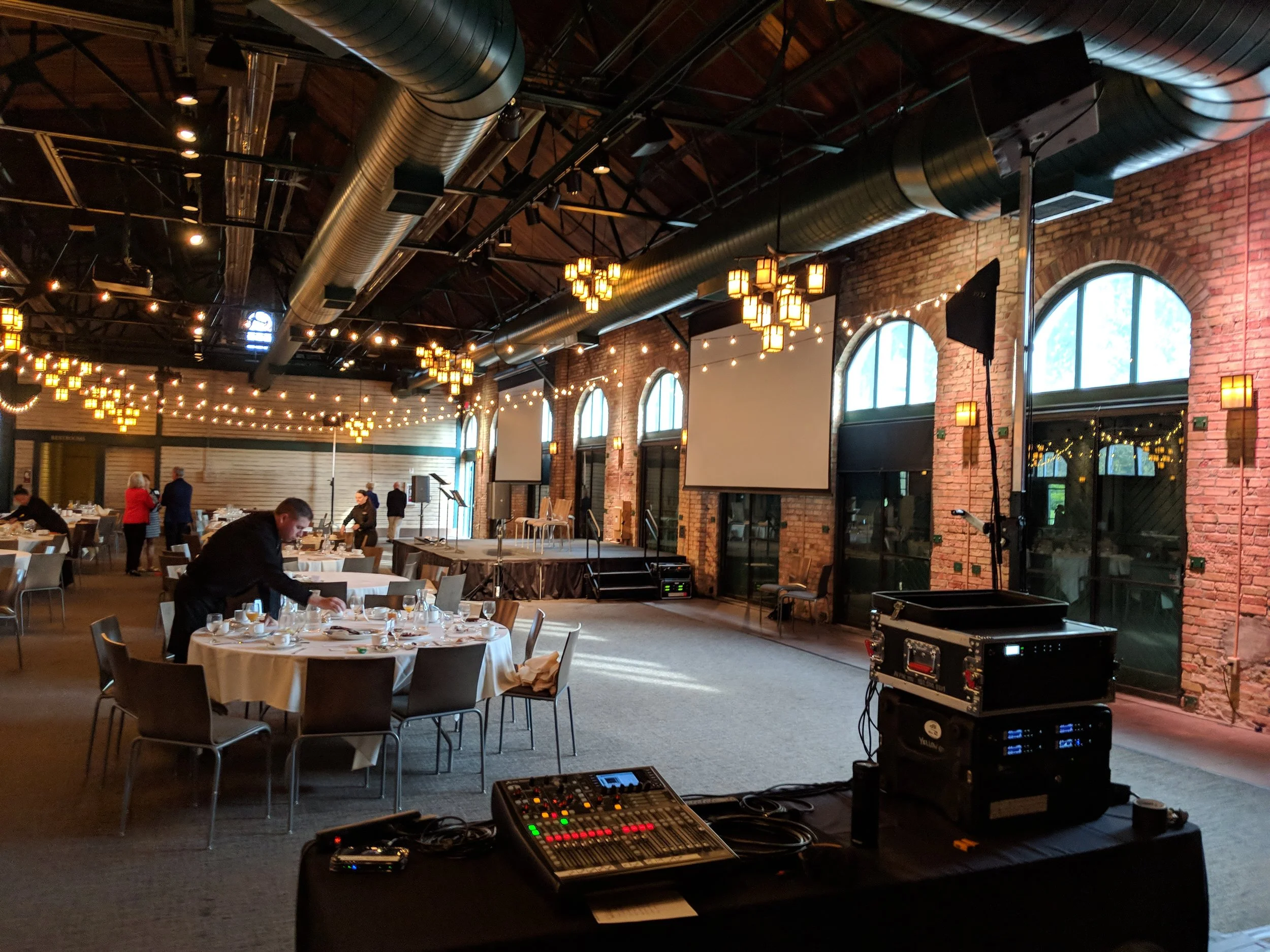 Fundraiser Audio Rental at the Nicollet Island Pavilion in Minneapolis