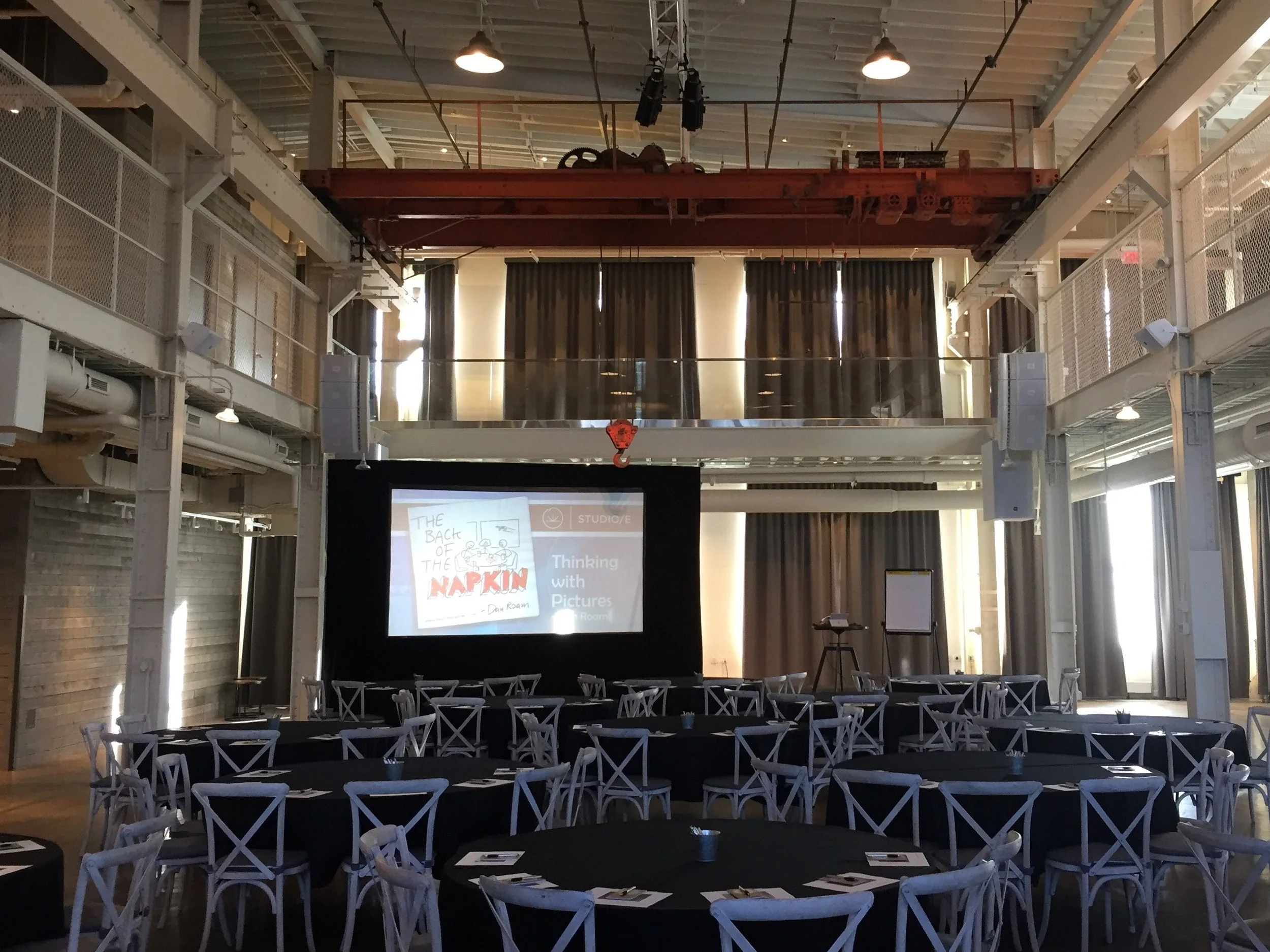 Audio, Video and Staging Rental at the Machine Shop in Minneapolis