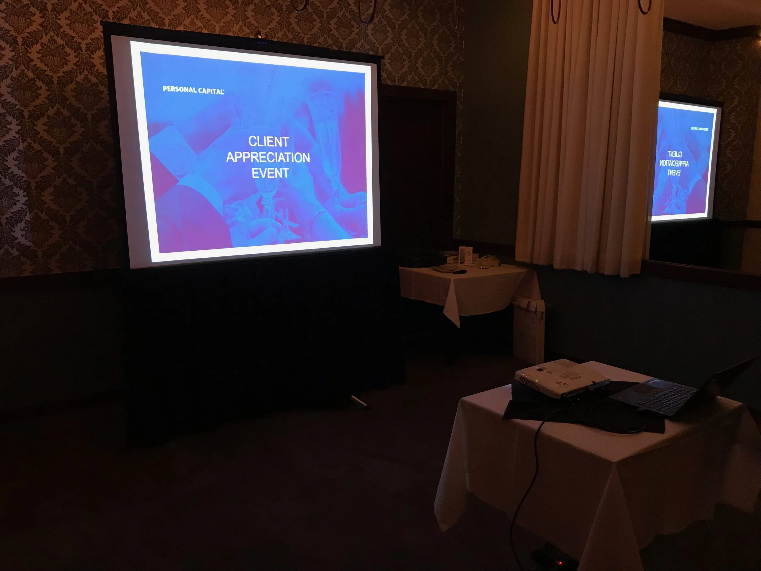 Projector and Screen Rental at Murray’s in Downtown Minneapolis