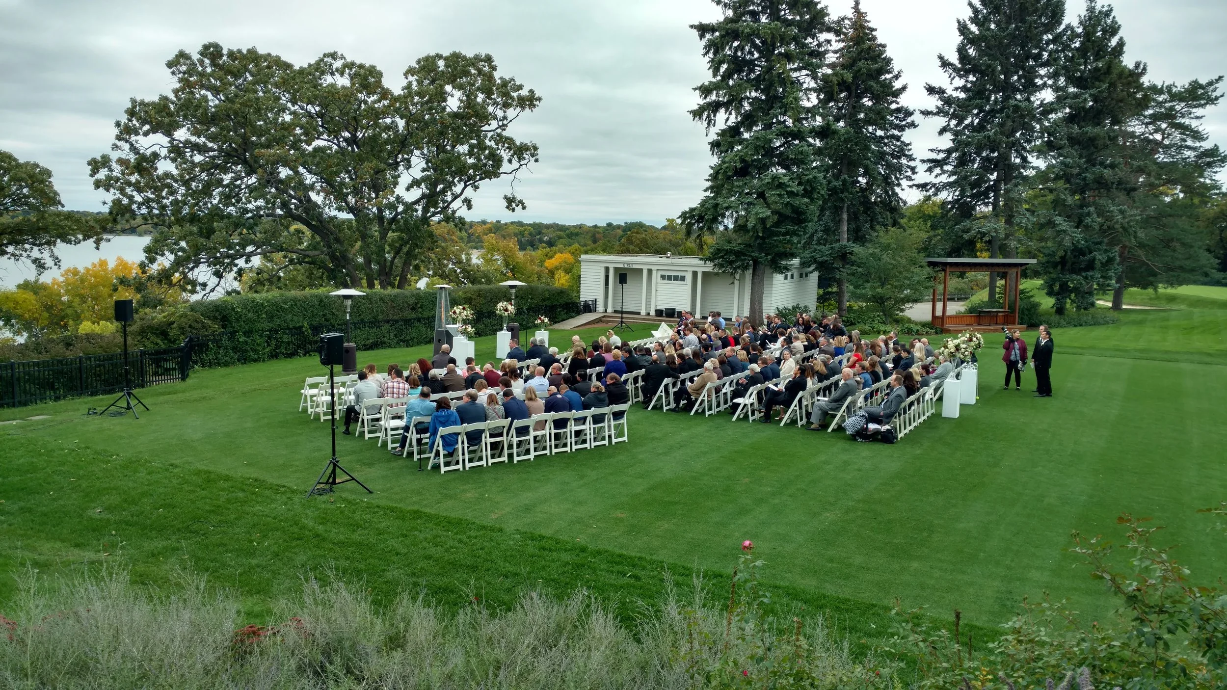 Wedding Ceremony Audio Rental at the Minikahda Club