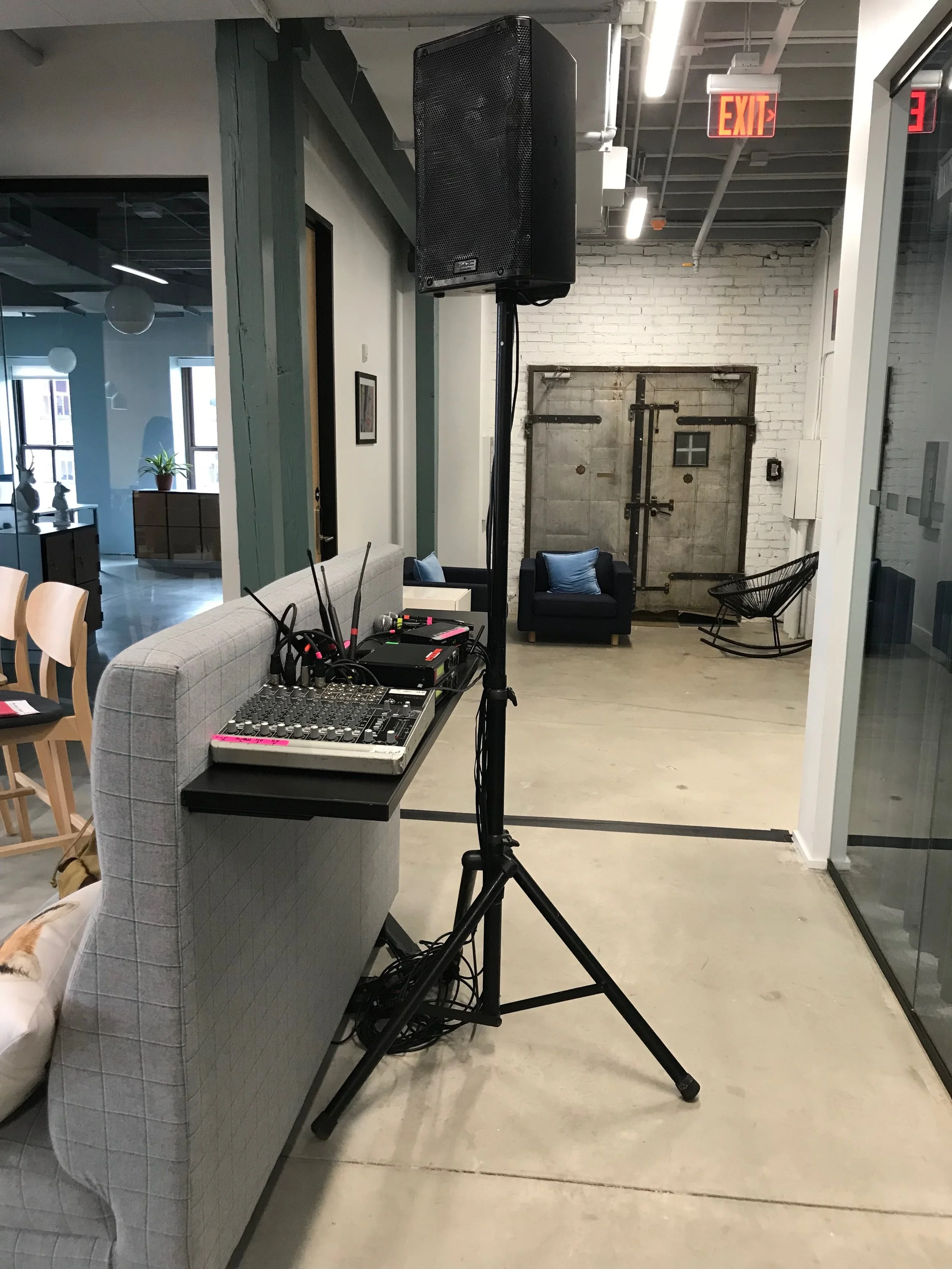 Panel Audio Rental at Spaces in Minneapolis