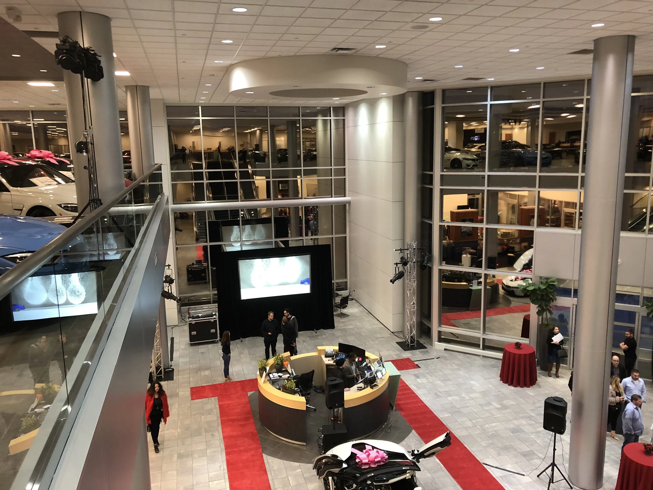 Red Hot Runway Fashion Show Event at BMW — Audio Visual Equipment