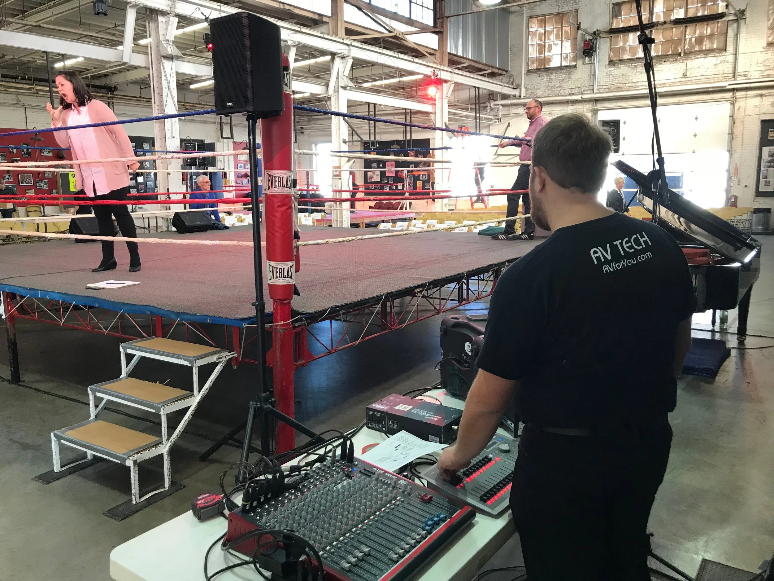Sound and Light Rental at Uppercut Gym in Minneapolis