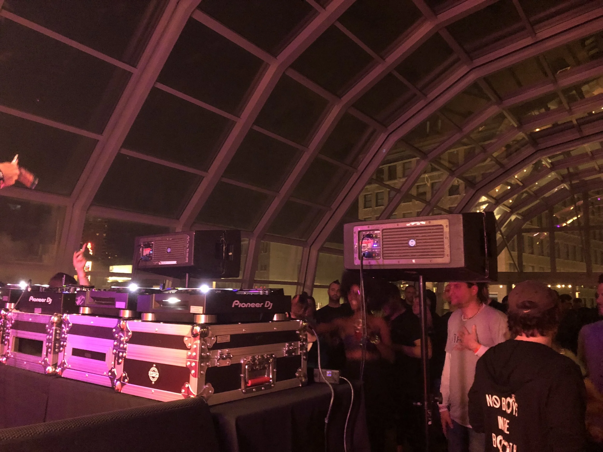 Audio and Staging Rental at Union Rooftop