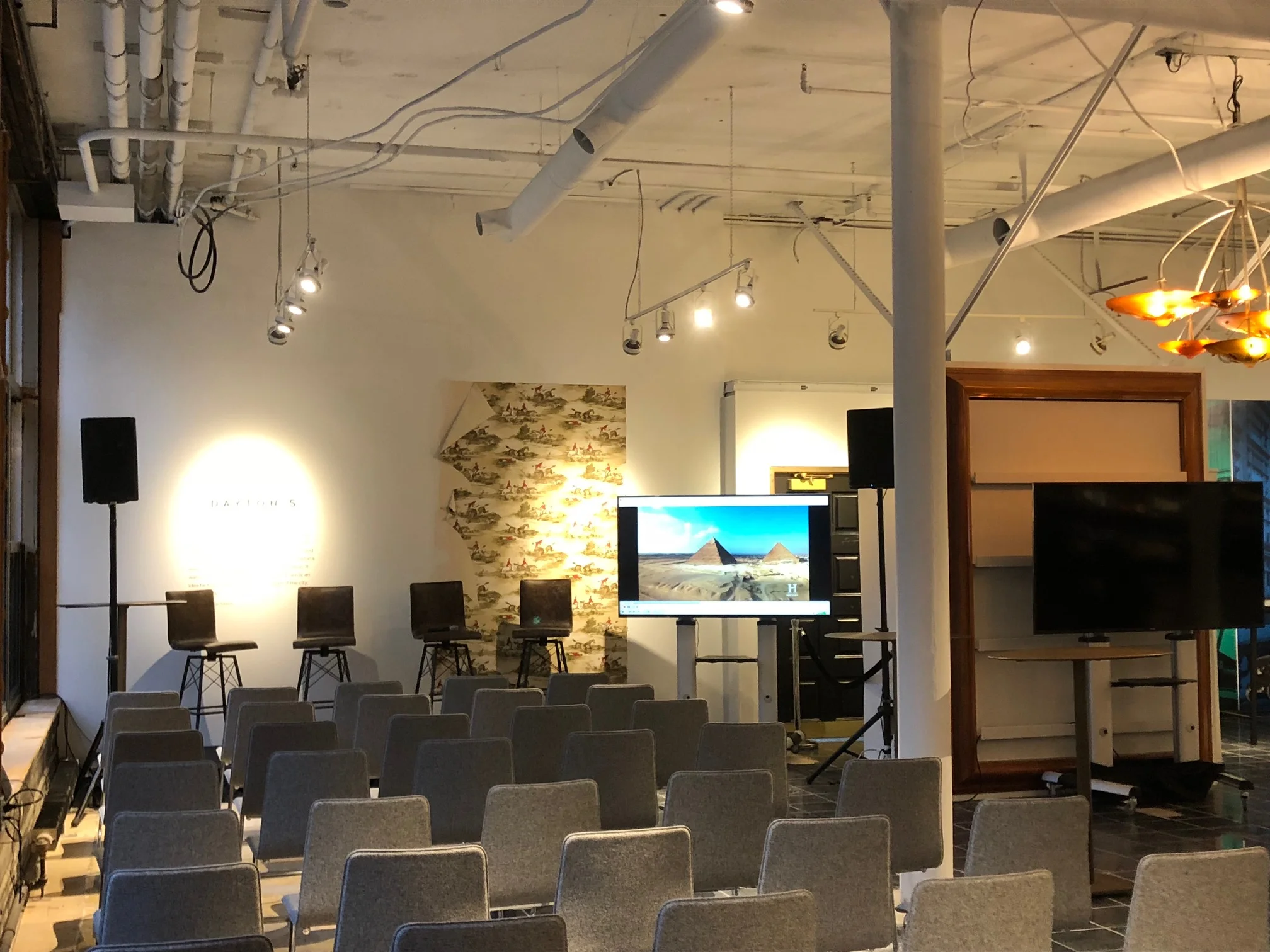 Audio, Video and Staging Rental at Dayton’s Project