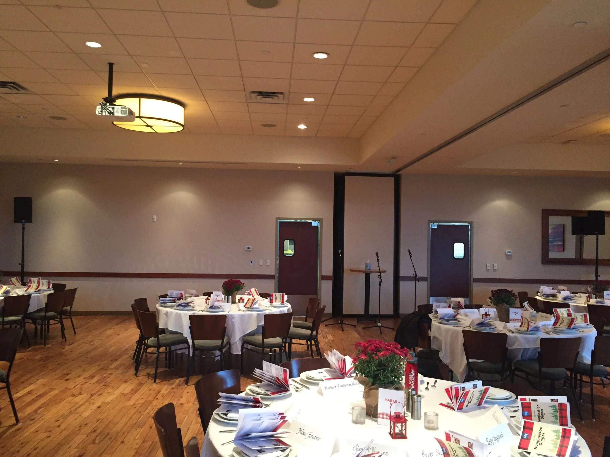 Picture of AV for You rental equipment at Pinstripes in Edina