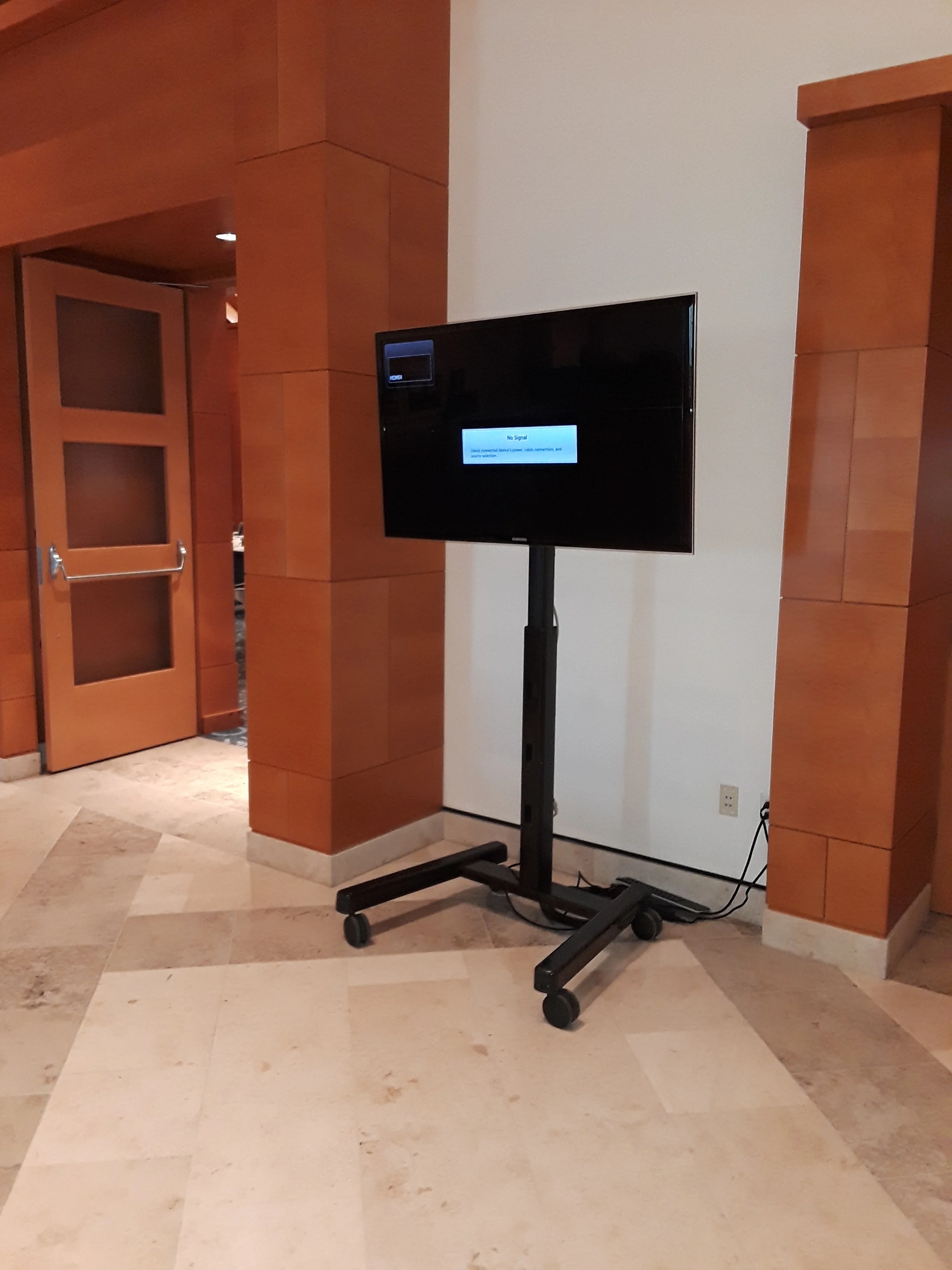 Picture of AV for You TV rental at the Minneapolis Institute of Arts