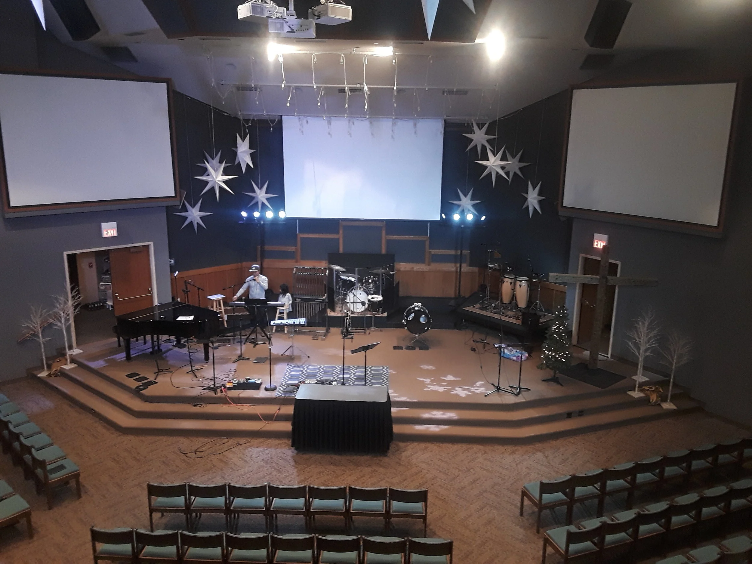 Picture of AV for You rental equipment at the Evangelical Free Church in Maplewood