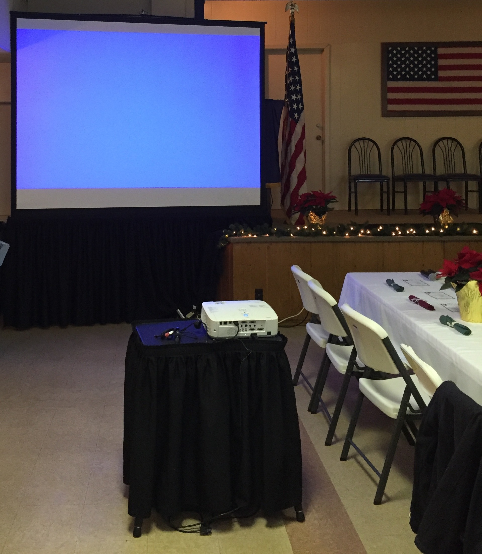 Holiday Party AV Rental at Waconia American Legion