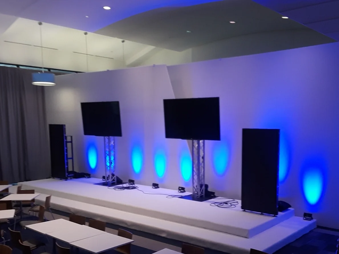 90” Monitors and Lighting Rental at UnitedHealth Group