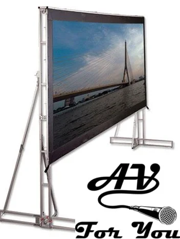 New Rental Equipment at AV for You:  Screen Works 20’ x 11’ Screen with Drape