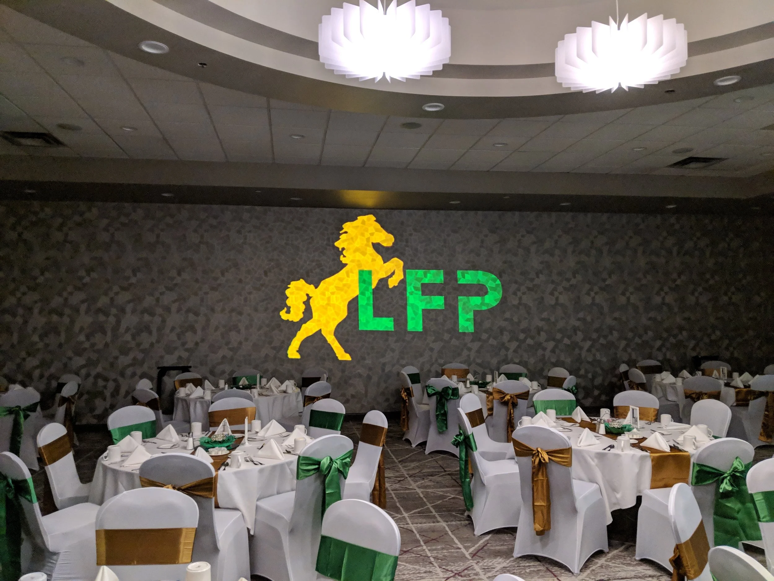 Gobo Projection at the DoubleTree Hotel in St Paul