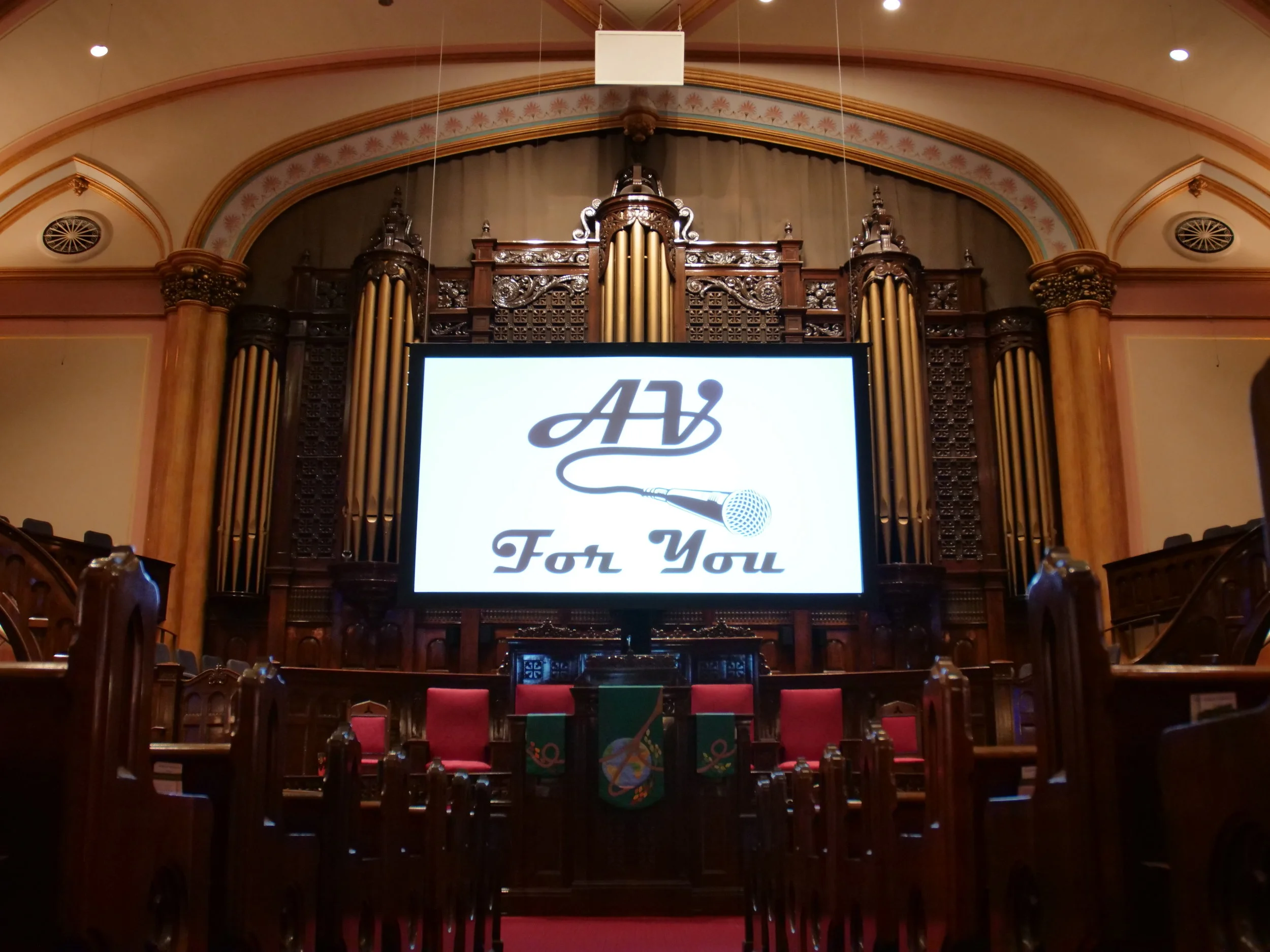 Video Equipment Rental at Westminster Church in Minneapolis