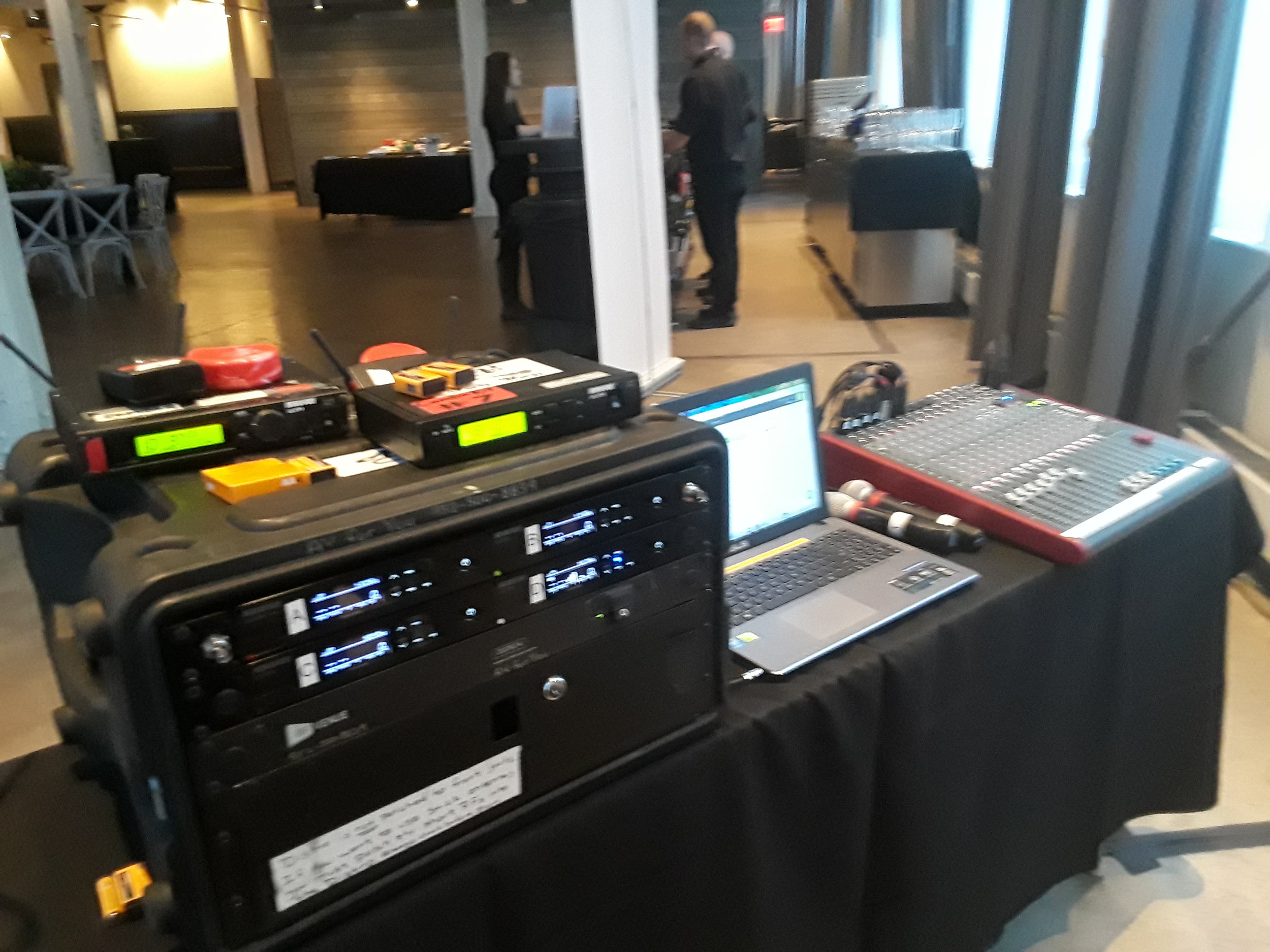 Audio Equipment Rental at the Machine Shop