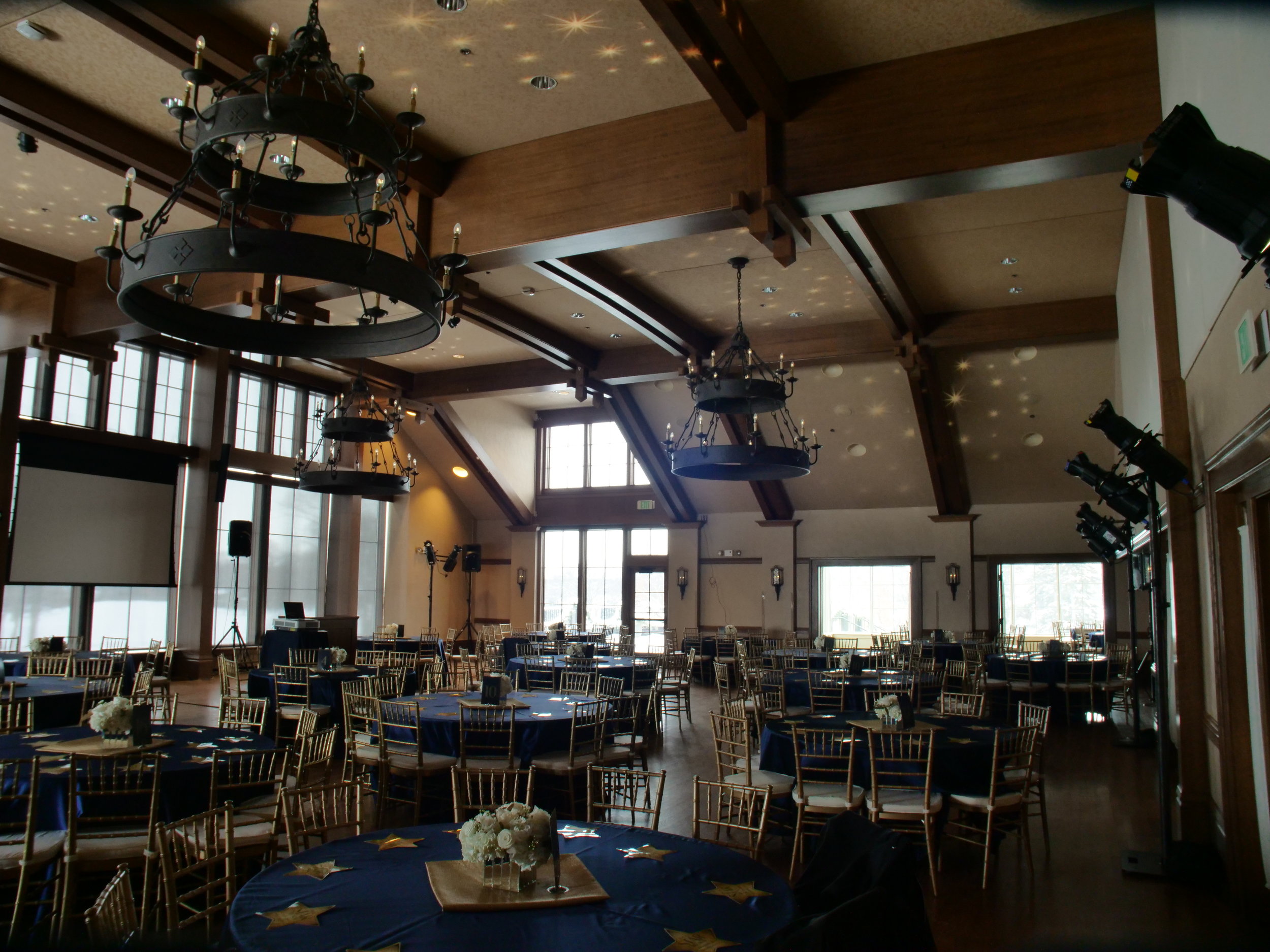 Starry Night Lighting Rental at Interlachen Country Club