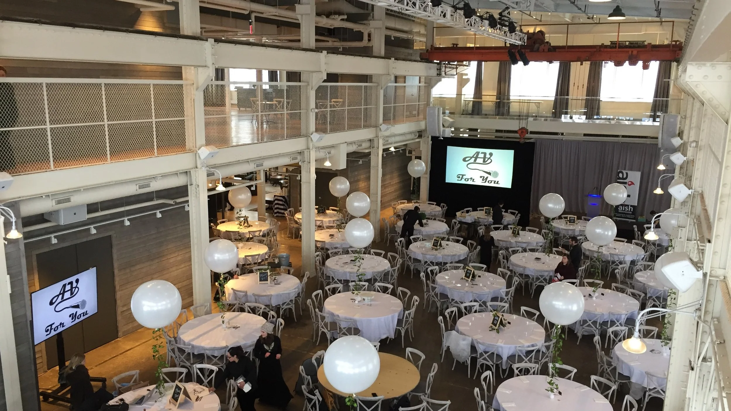 Audio Visual Equipment Rental at the Machine Shop