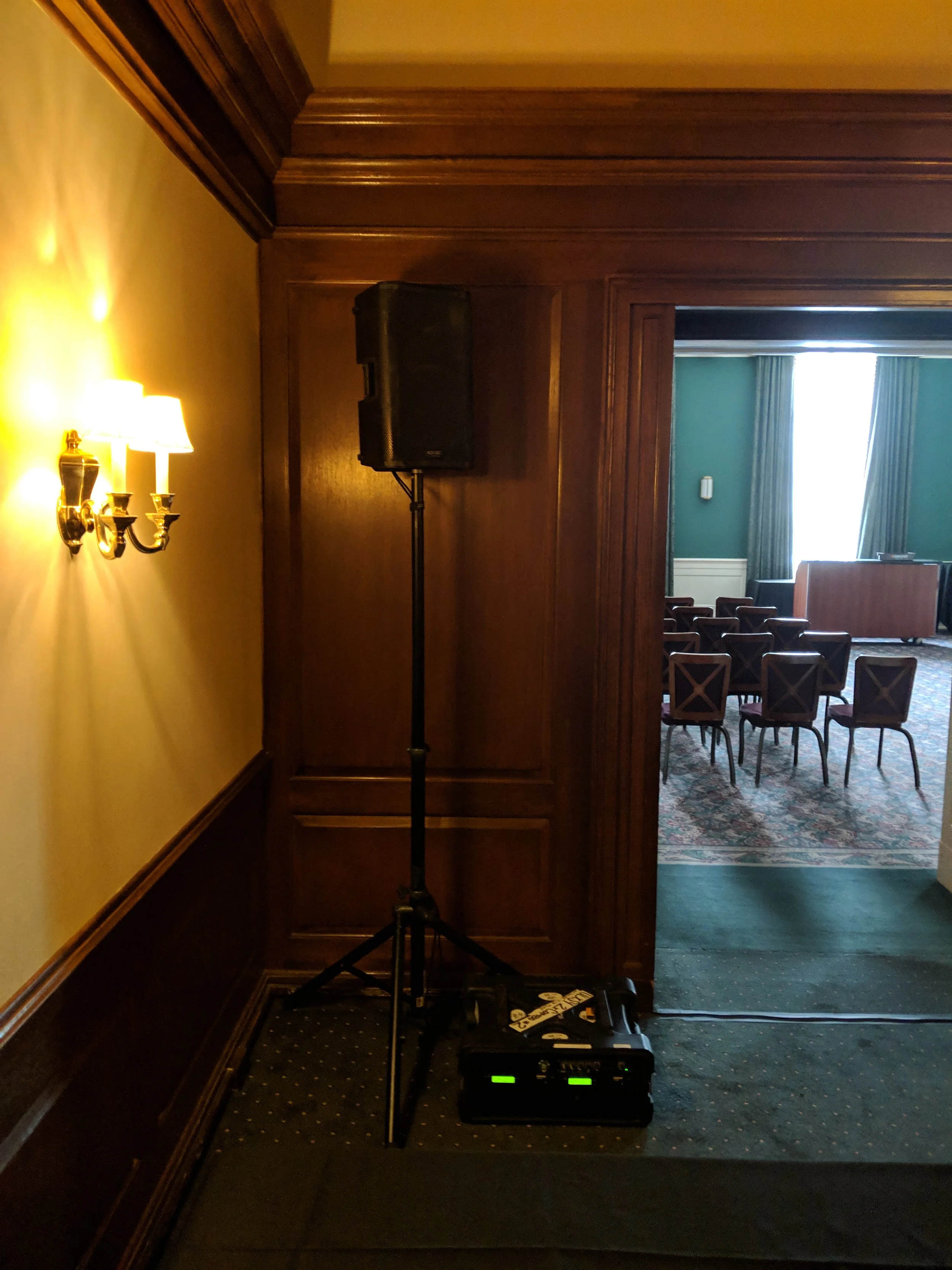 PA System Rental at 317 On Rice Park Club Room in St Paul