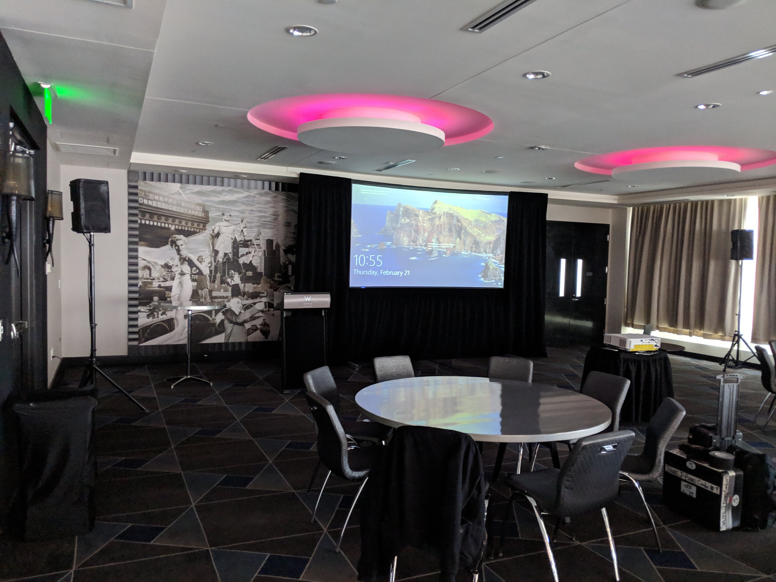 AV Rental for Employee Event at the W Hotel in Minneapolis