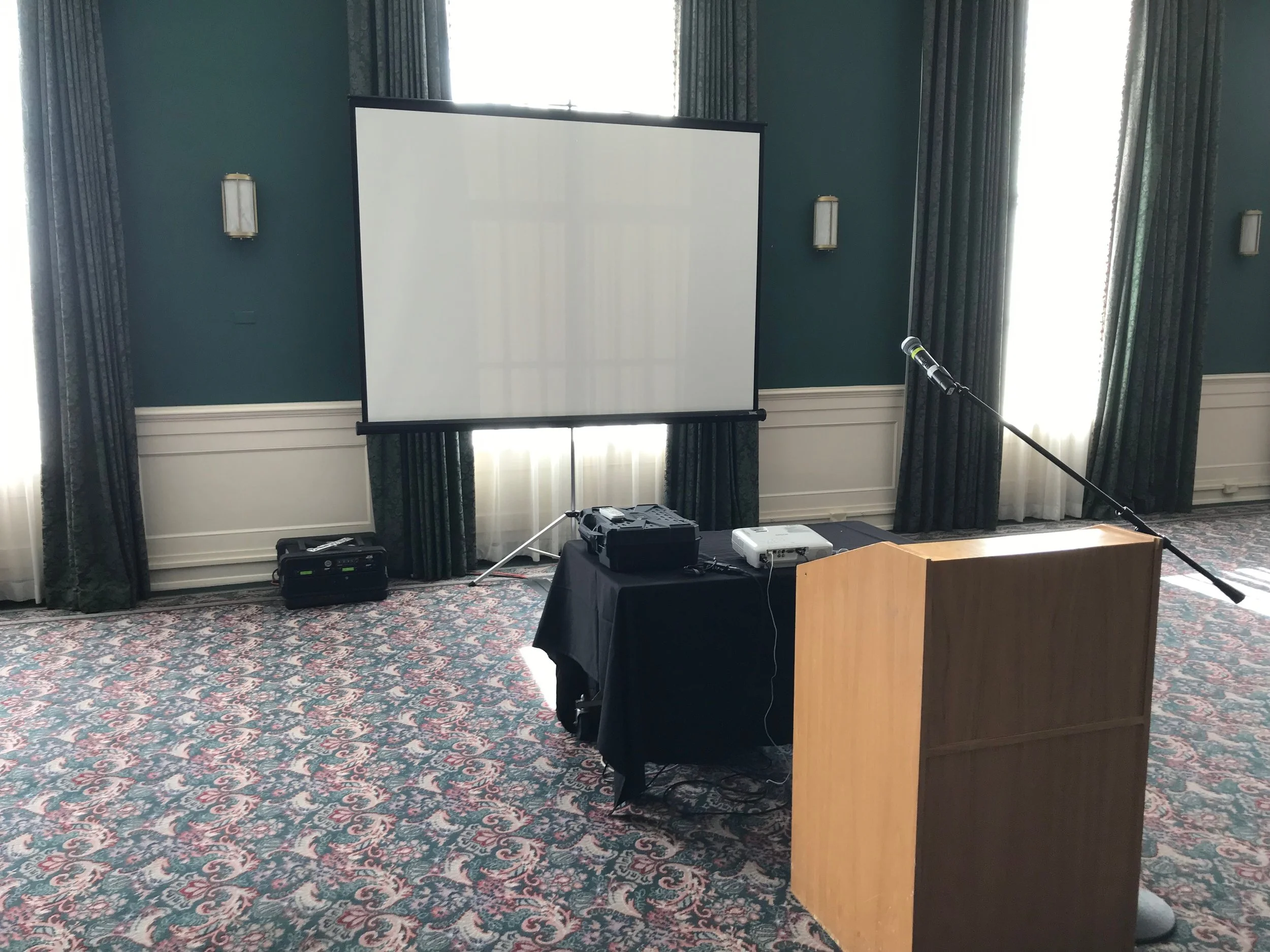 Microphone Rental at 317 on Rice Park