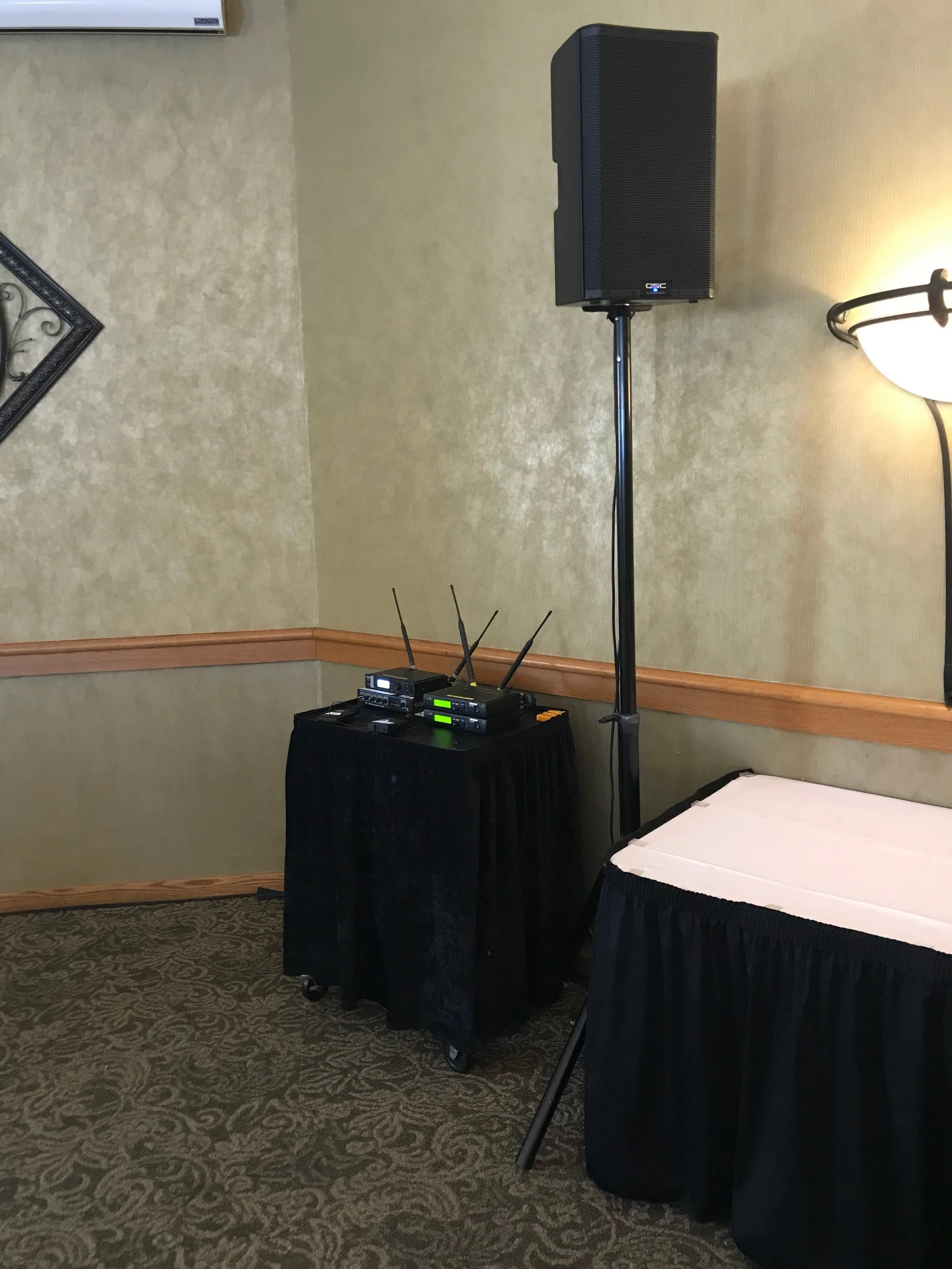Speaker and Microphone Rental at Southview Country Club
