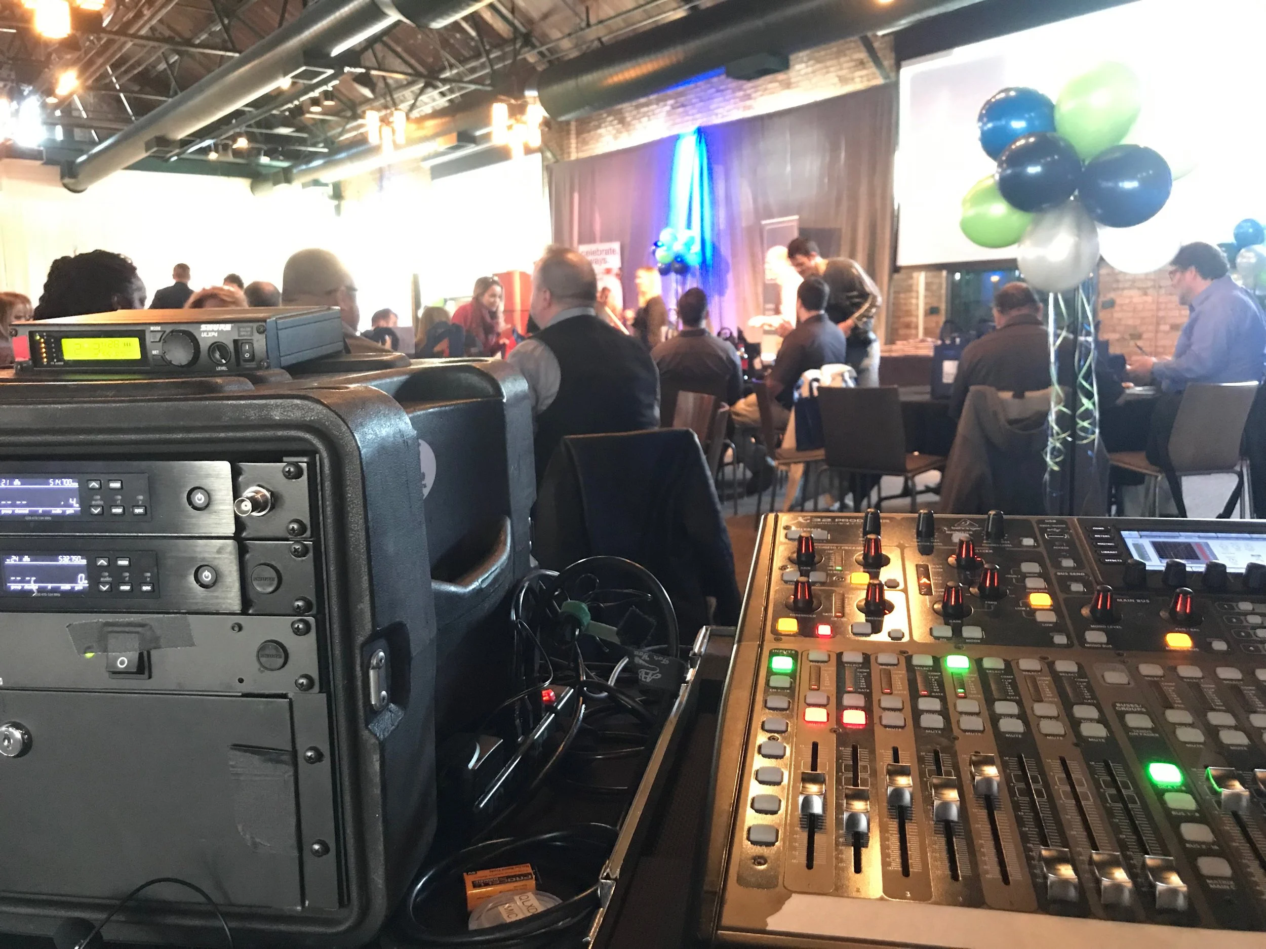 Sound System and Tech Onsite at Nicollet Island Pavilion