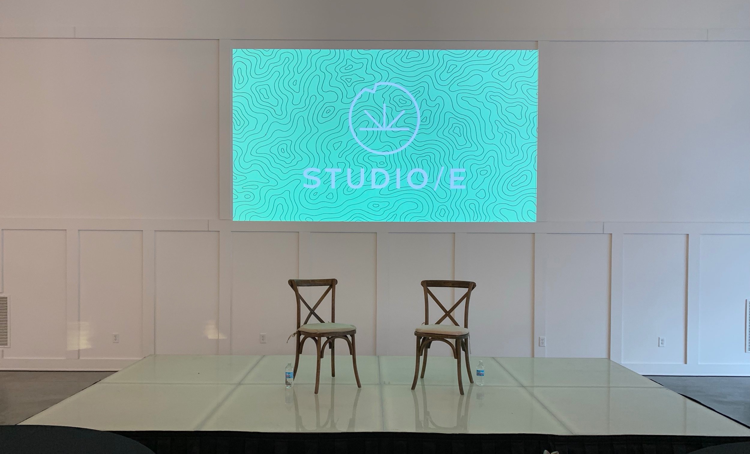 Staging and Audio Rental Equipment at the Hutton House