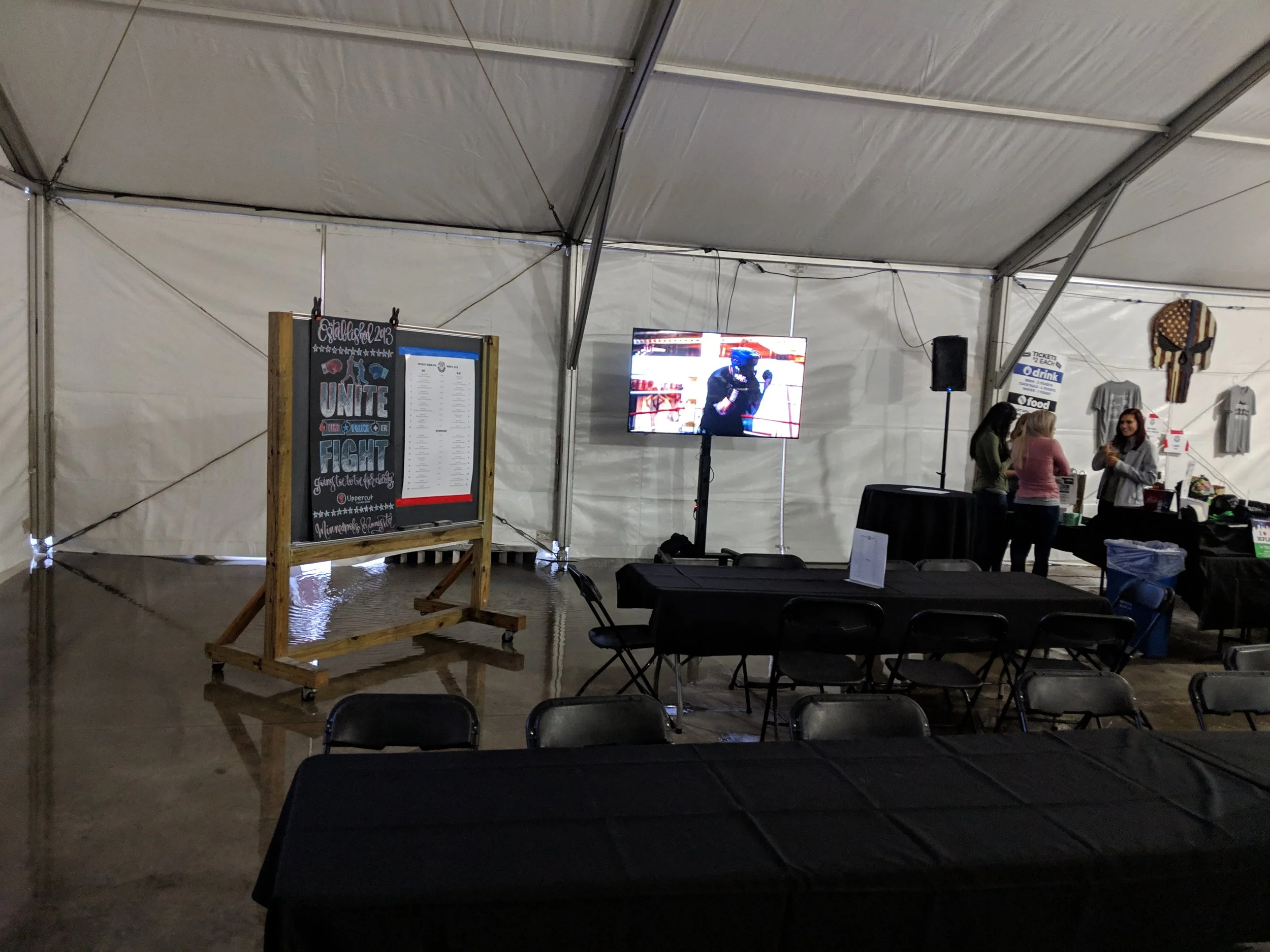 Picture of AV for You Rental Equipment at Uppercut Boxing Gym in Minneapolis