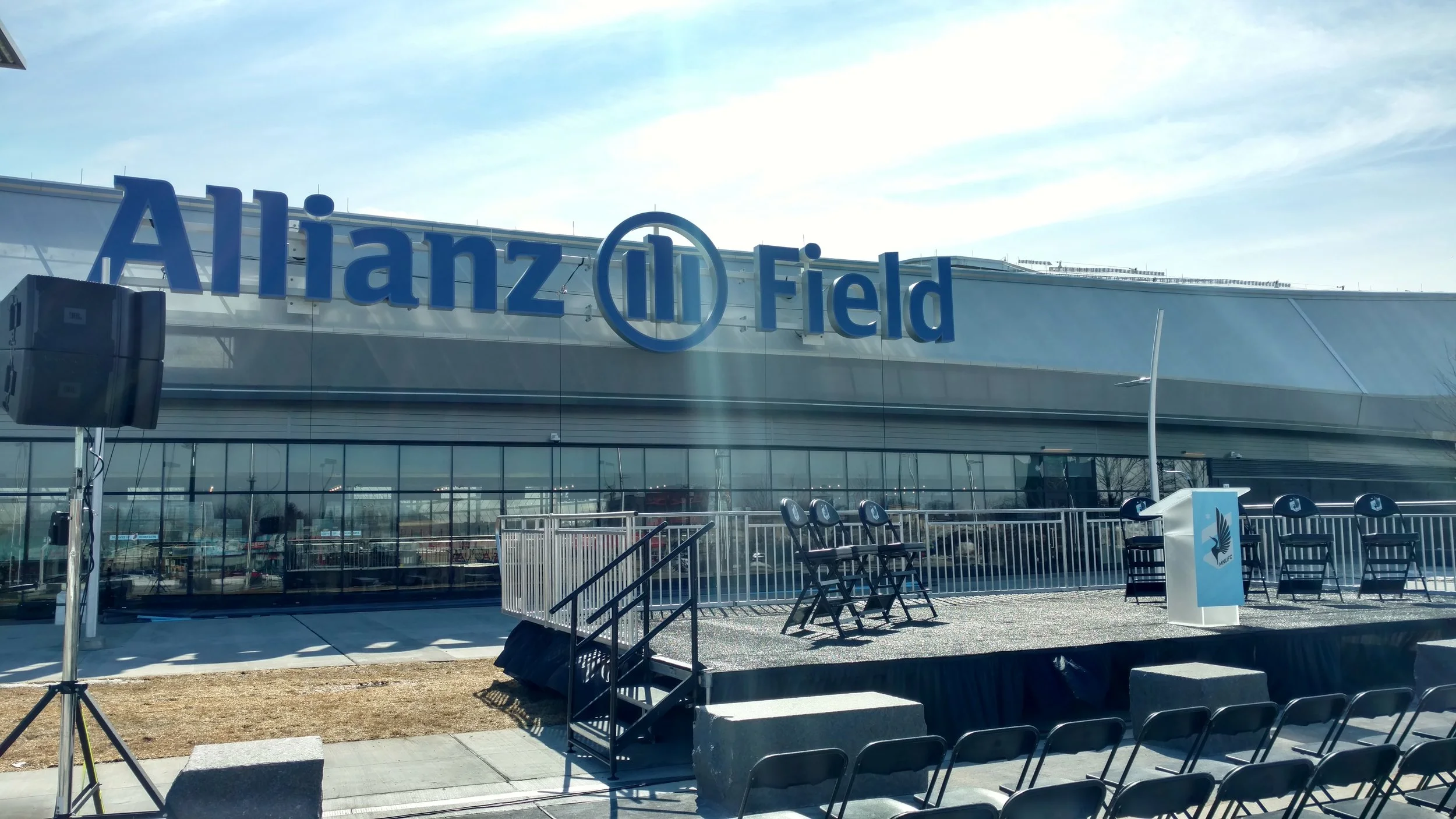 Picture of AV for You Sound Rental Equipment at Allianz Field