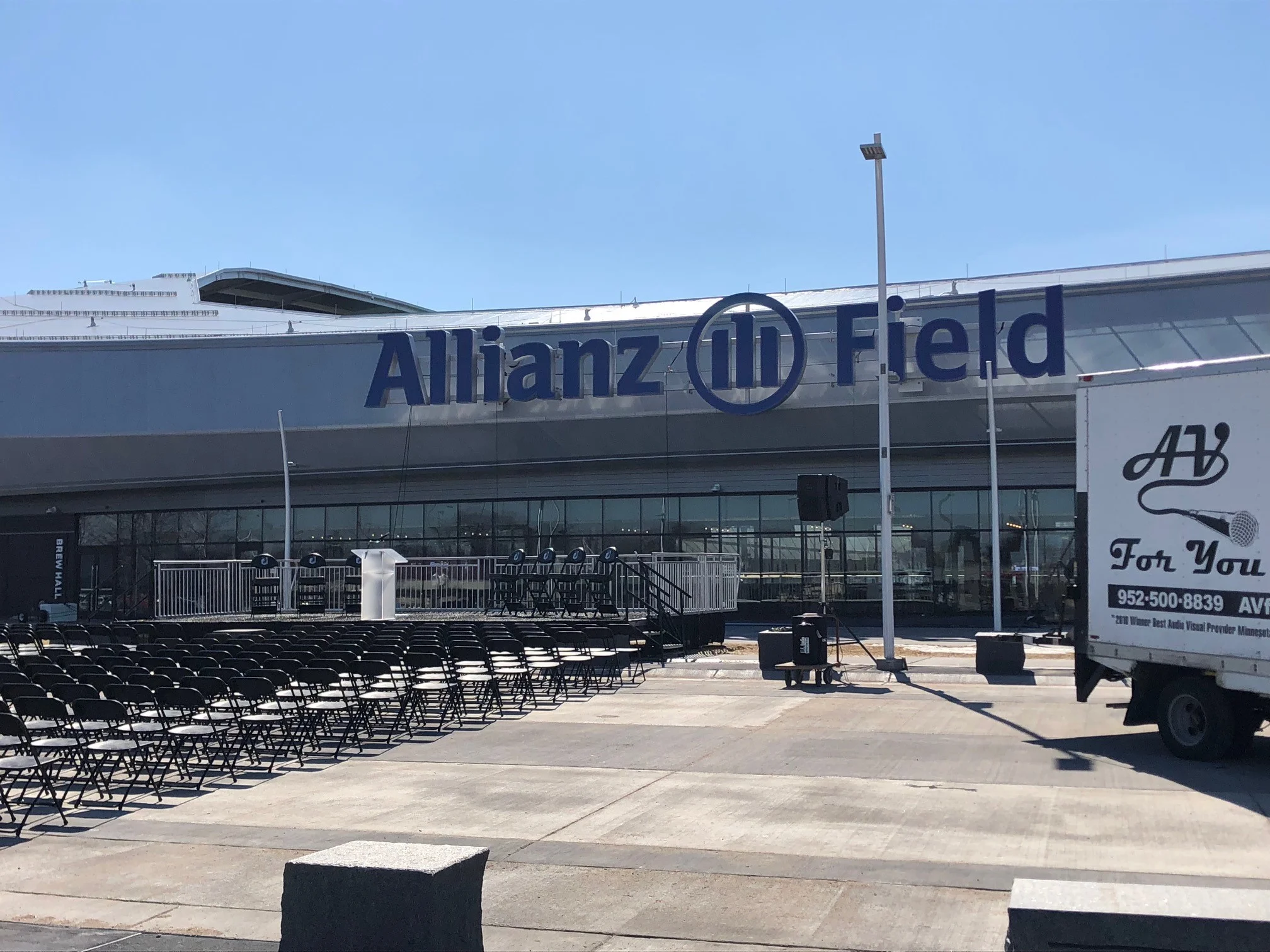 Picture of AV for You Speaker Rental Equipment at Allianz Field