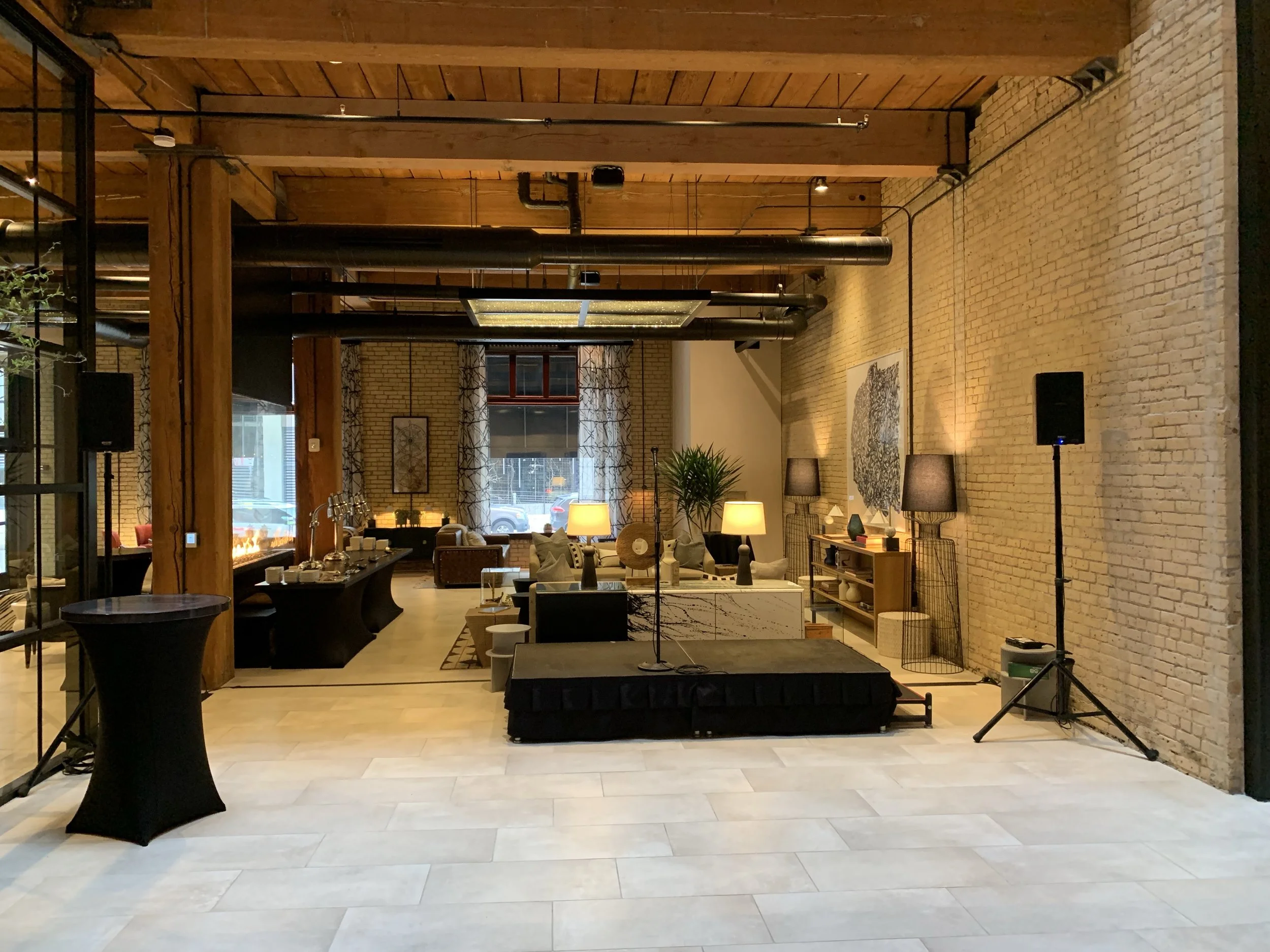 Audio and Stage Rental at Canopy in Minneapolis