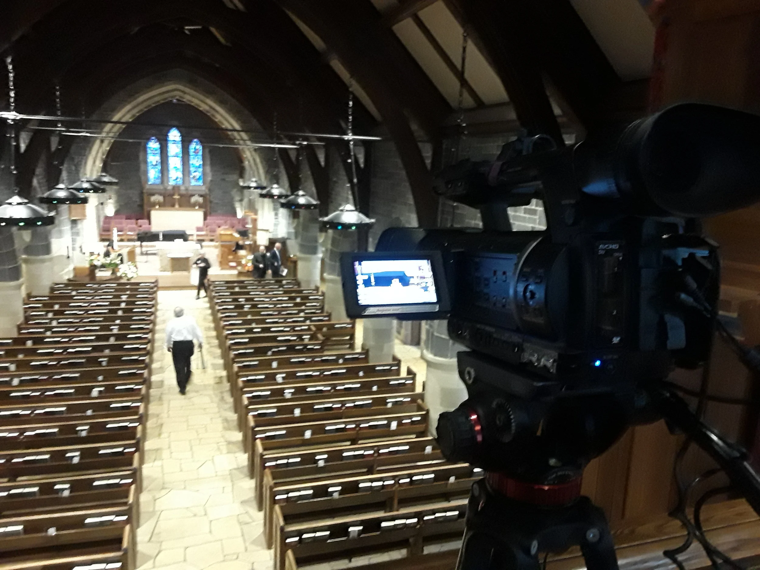 Camera Recording for Funeral in Edina