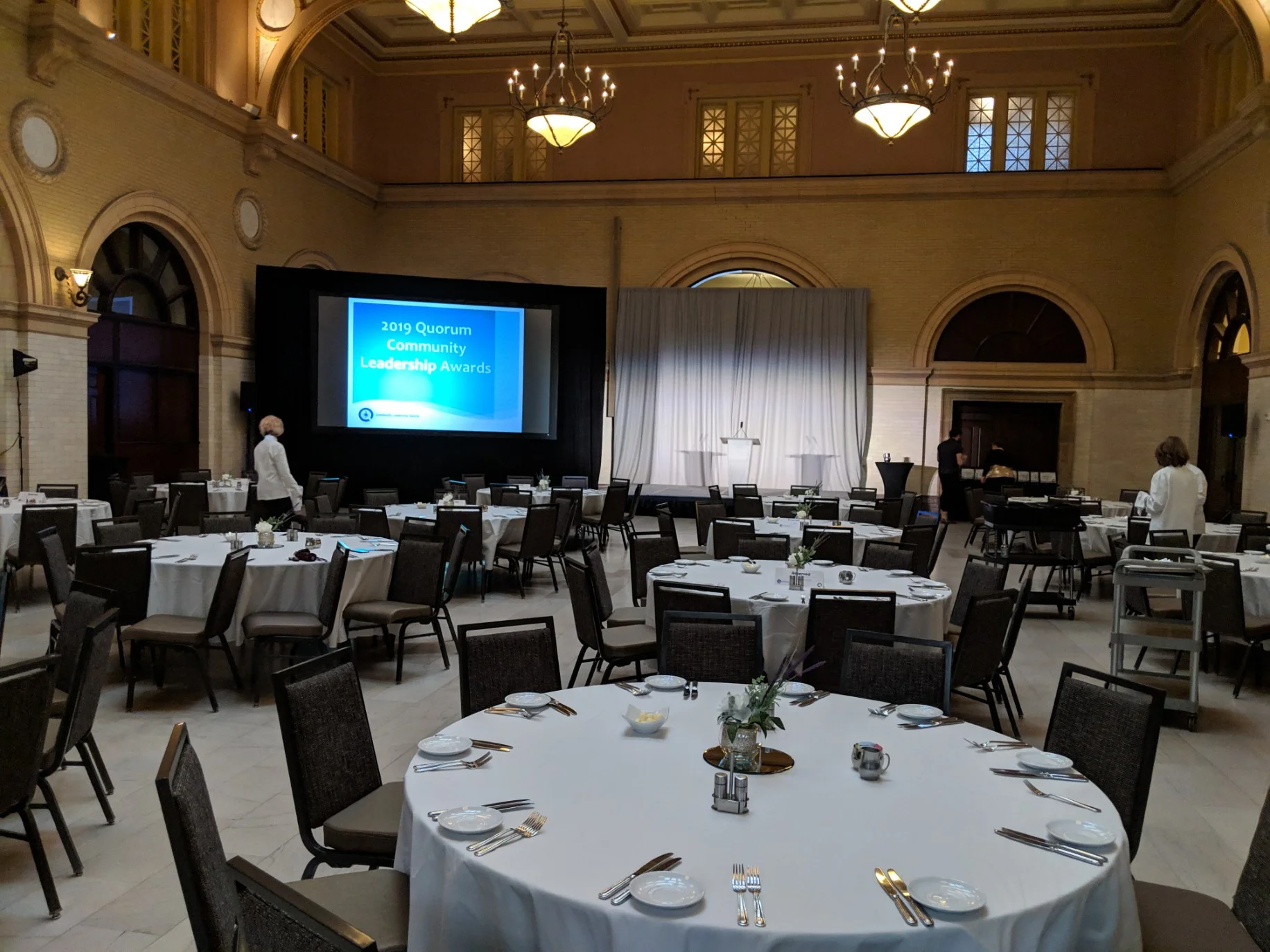 Picture of AV for You Rental Equipment for an Awards Show at The Depot in Minneapolis