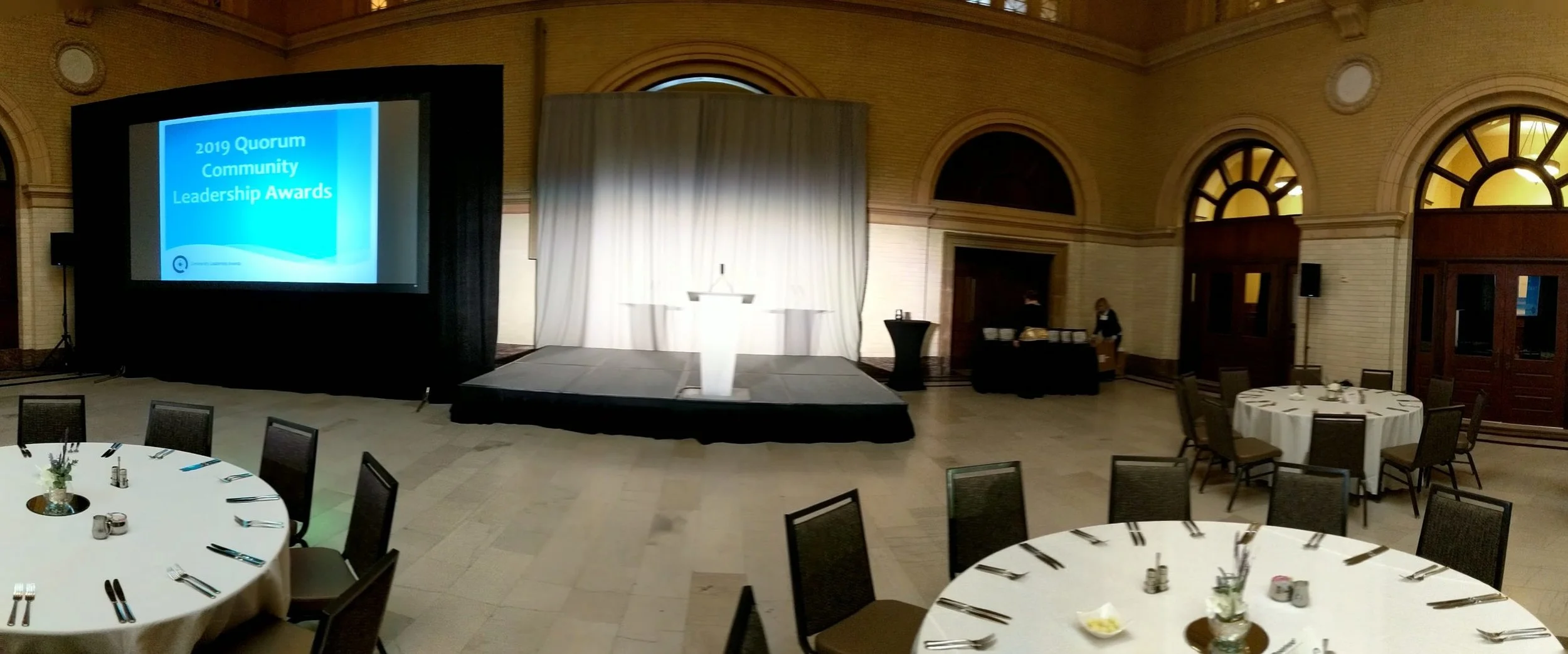 Picture of AV for You Rental Equipment for an Awards Show at The Depot in Minneapolis
