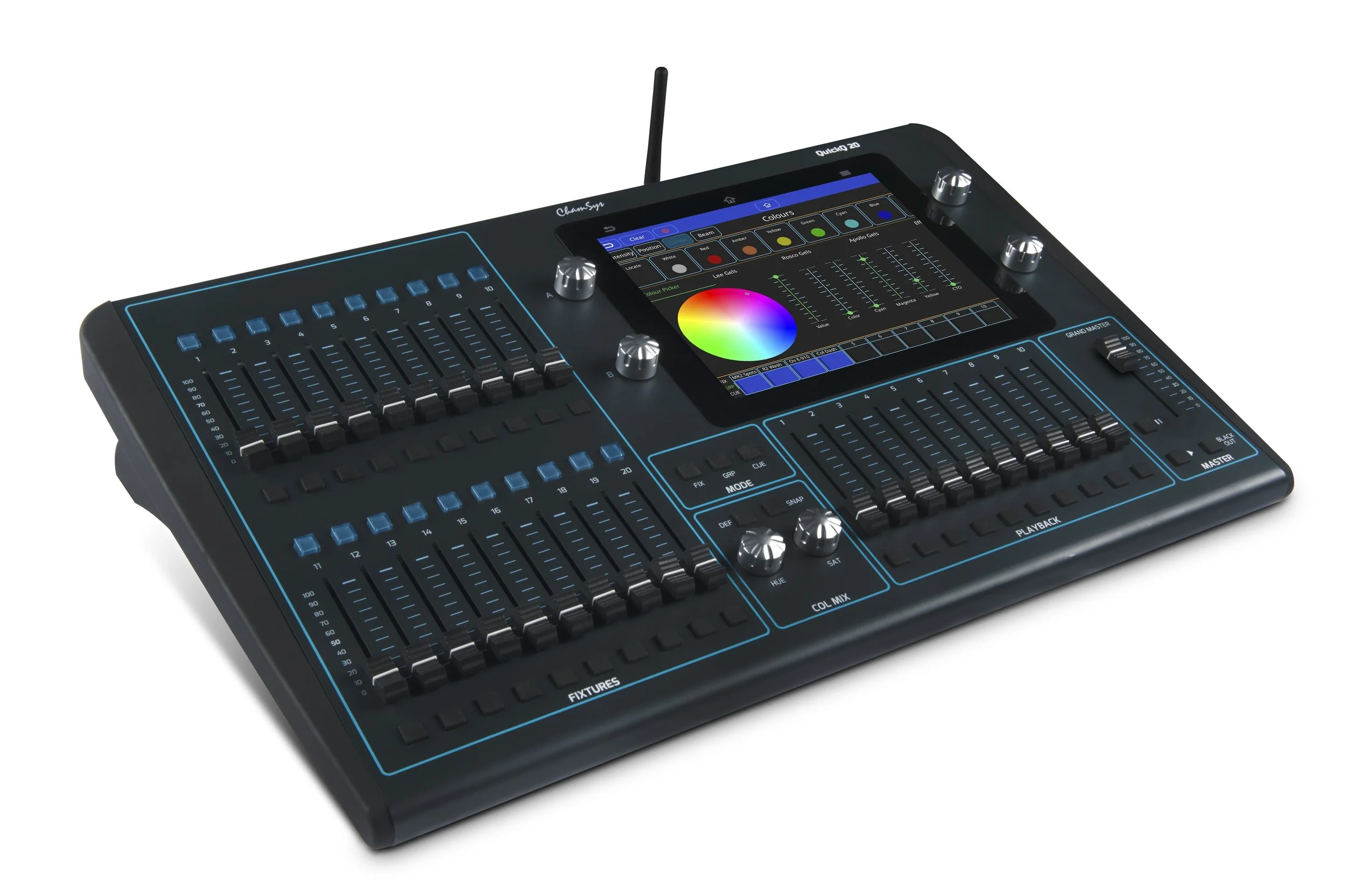 Picture of AV for You ChamSys QuickQ 20 Lighting Board available to rent 