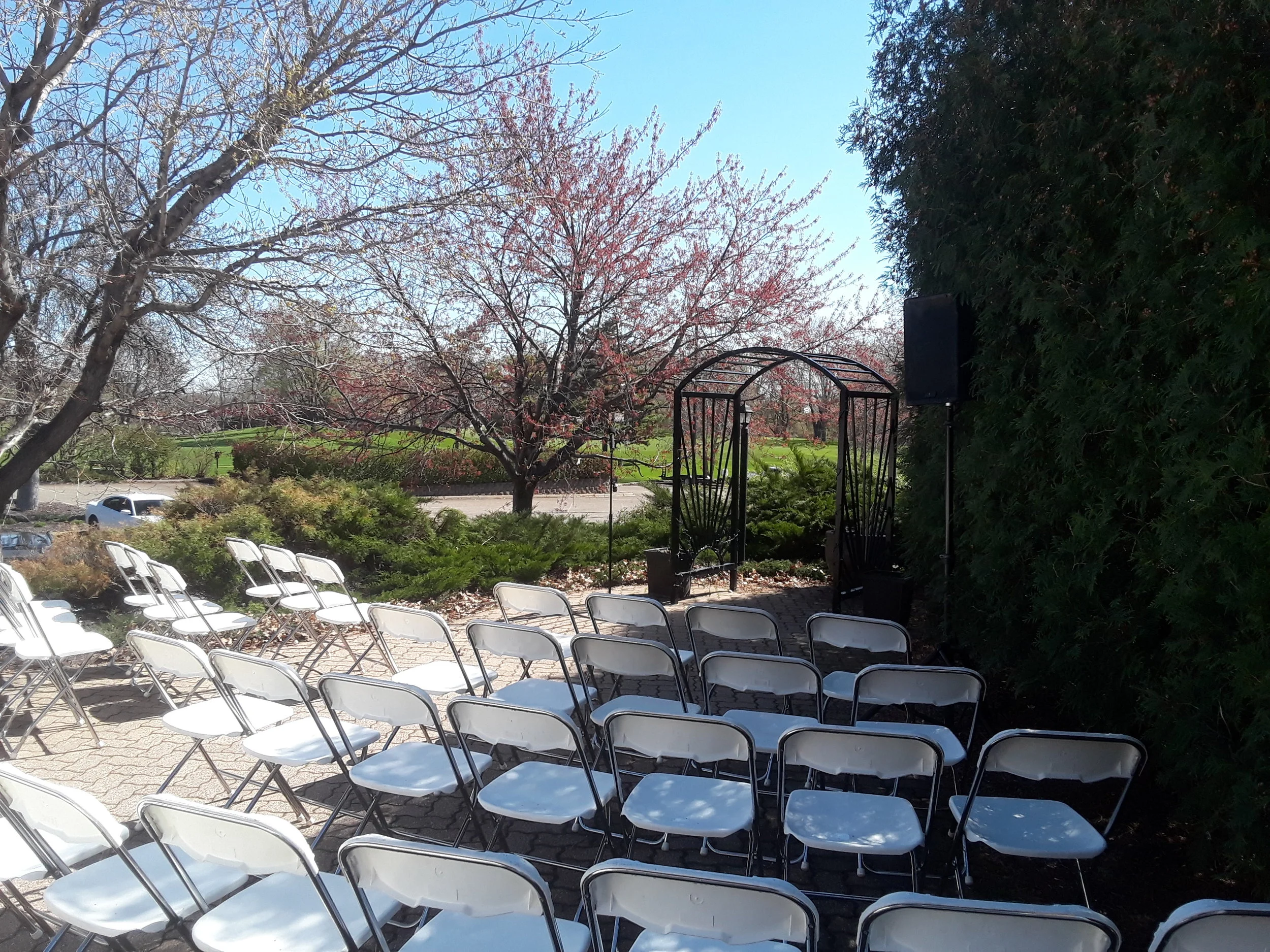 Audio Equipment Rental for Outdoor Wedding Ceremony at Southview Country Club