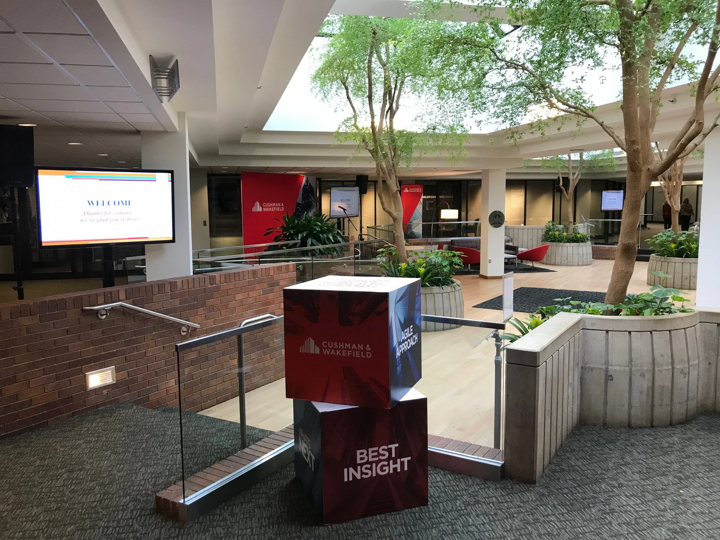 Corporate Lobby Event at Cushman Wakefield