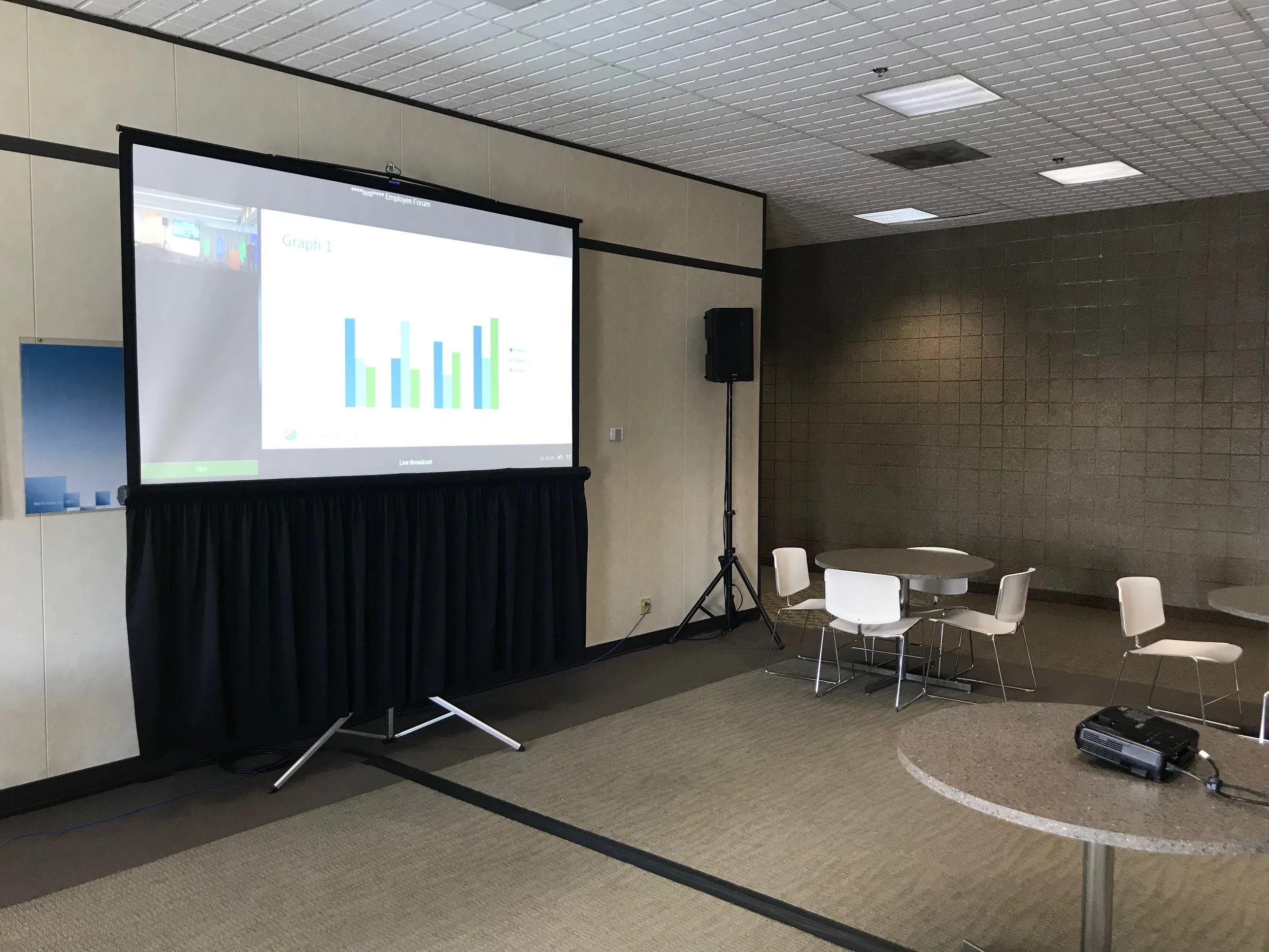 Webcast Streaming Event Set Up in St Cloud