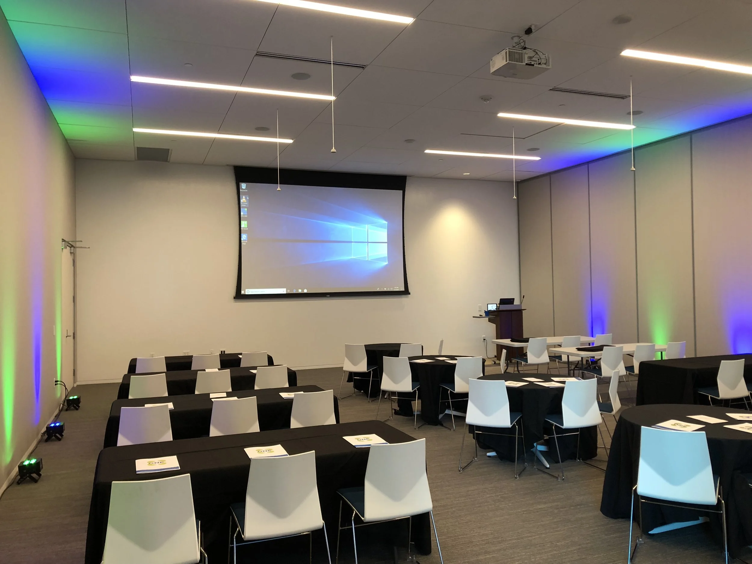 Uplights for Onsite Corporate Meeting in Minneapolis