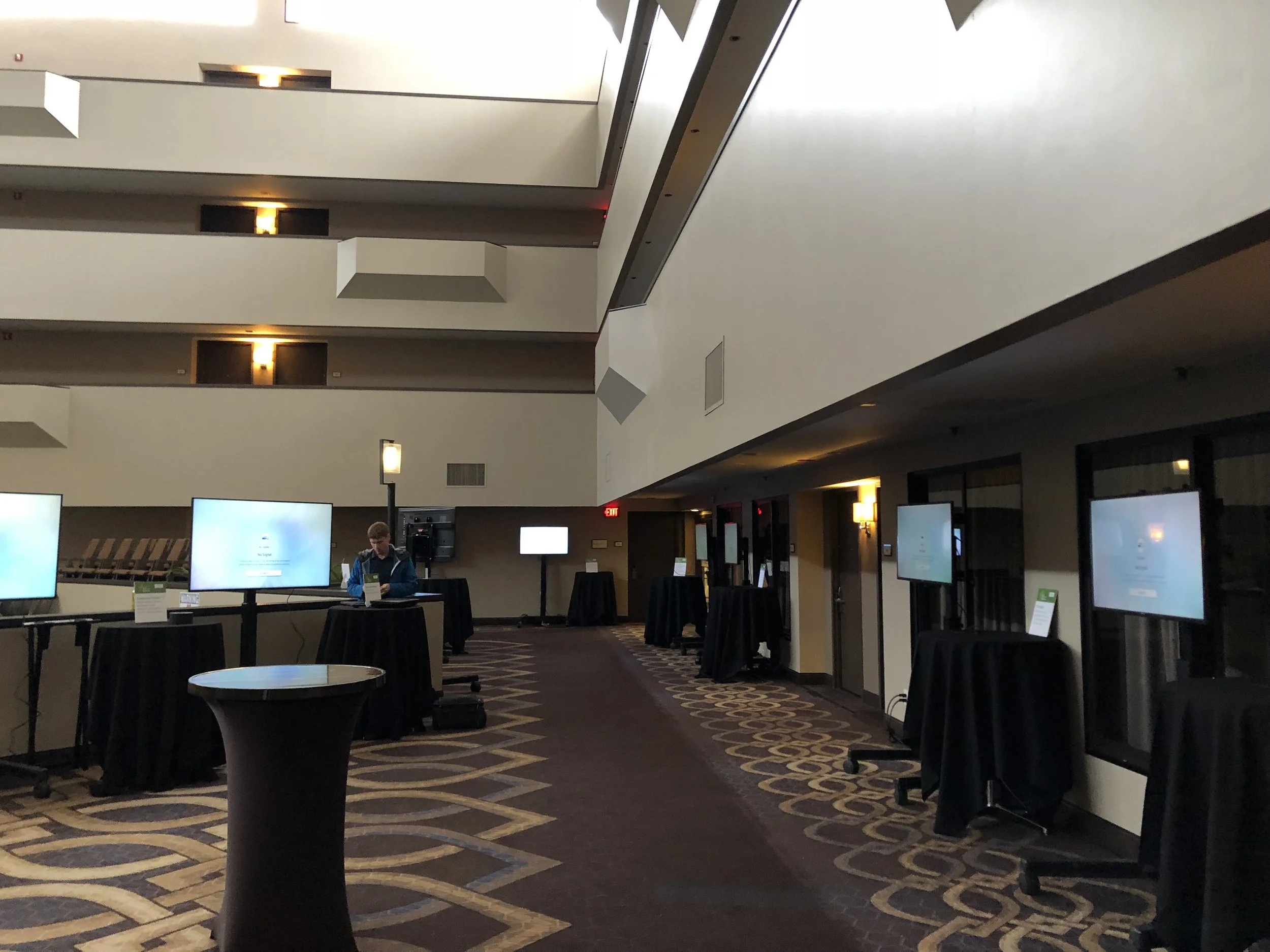 Multi TV Rental for Corporate Event at the Sheraton Mpls West Hotel