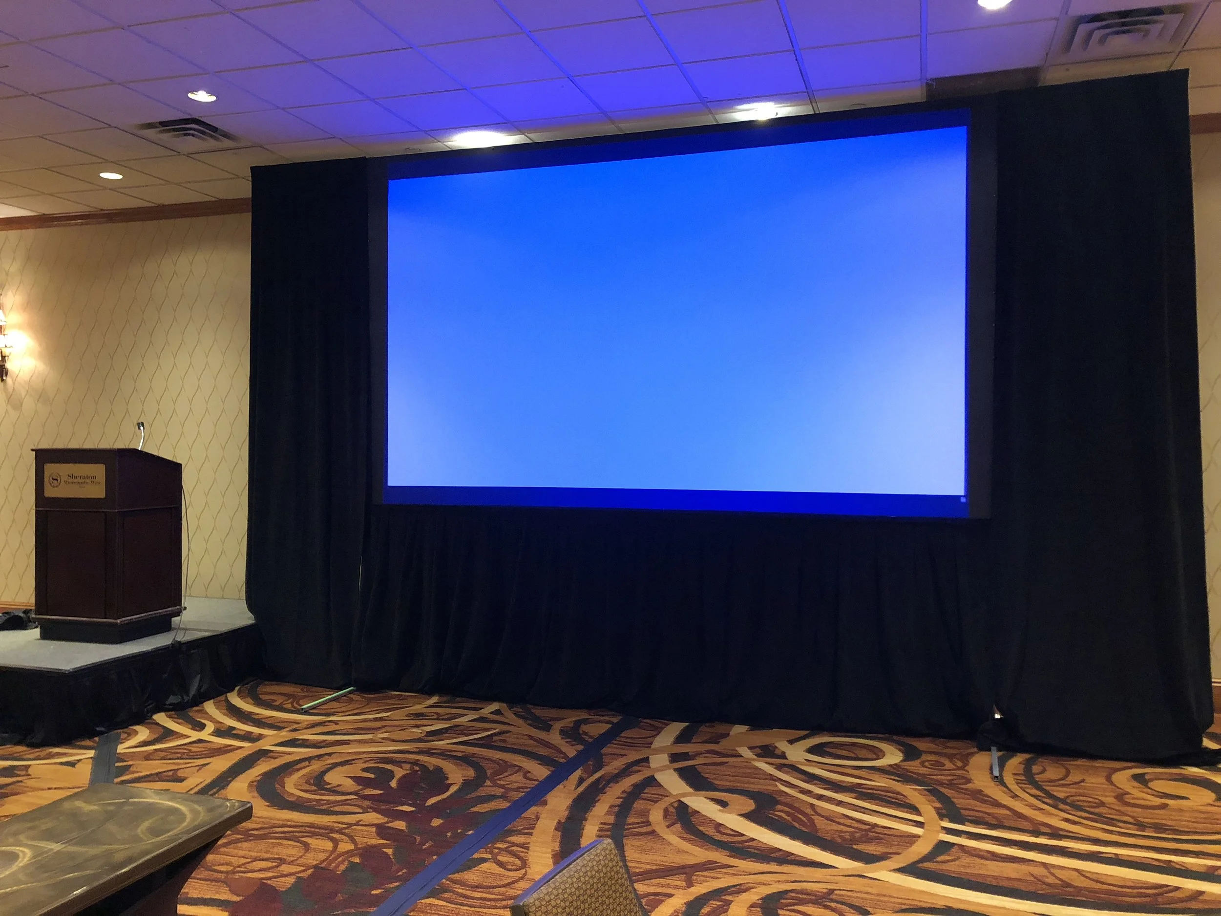 Picture of AV for You Rental Equipment for a Seminar at the Sheraton Minneapolis West