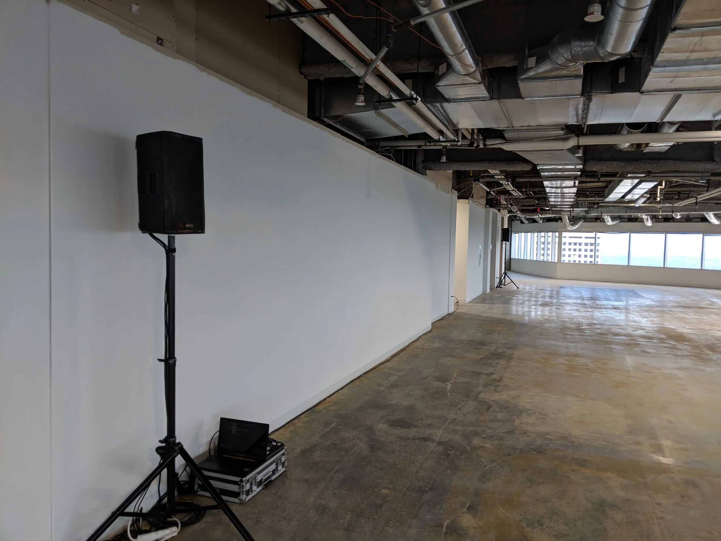 Audio Rental Equipment Setup for an Open House in Minneapolis