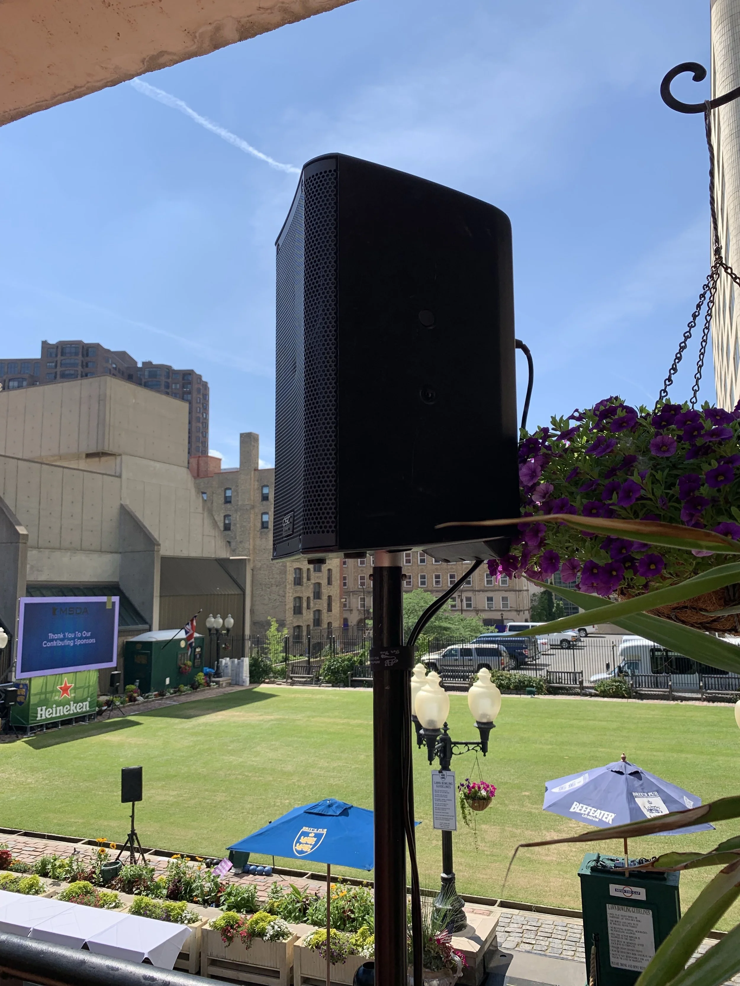 Picture of AV for You Audio Rental Equipment at a Brit’s Pub Event in Minneapolis